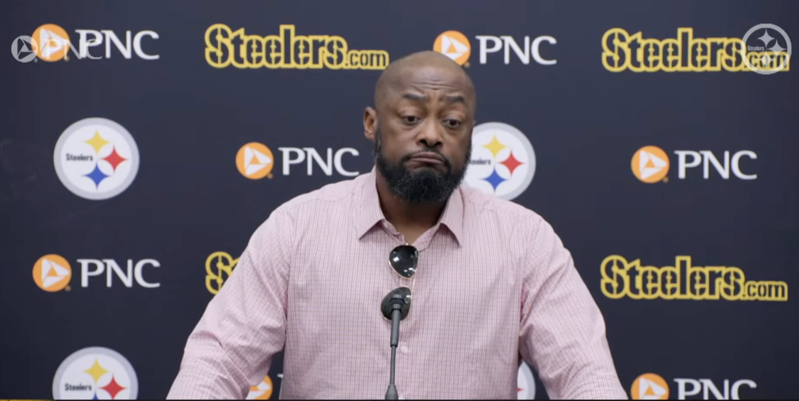 Pittsburgh Steelers HC Mike Tomlin addresses the media ahead of Week 11 matchup with the Baltimore Ravens, 11/12/24