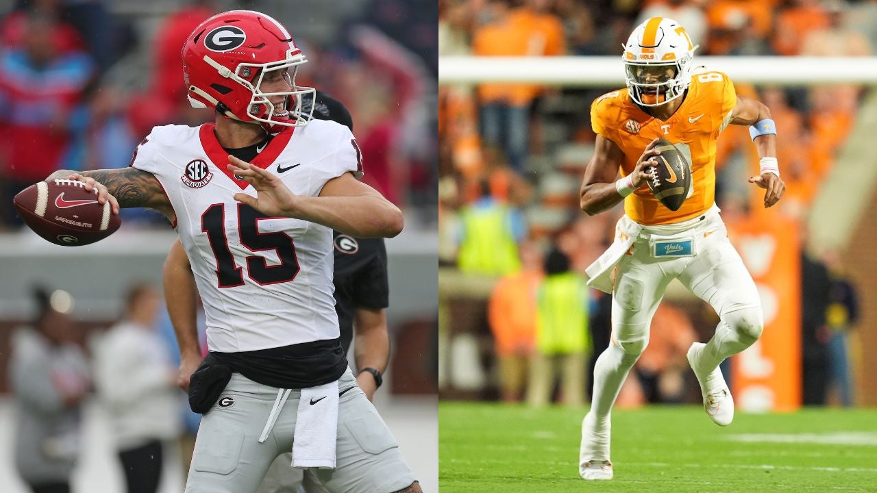 Georgia QB Carson Beck and Tennessee QB Nico Iamaleava