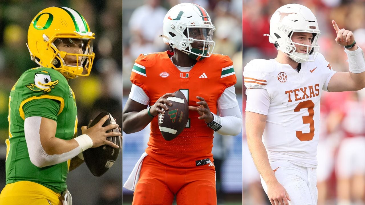 Oregon QB Dillon Gabriel, Miami QB Cam Ward, Texas QB Quinn Ewers