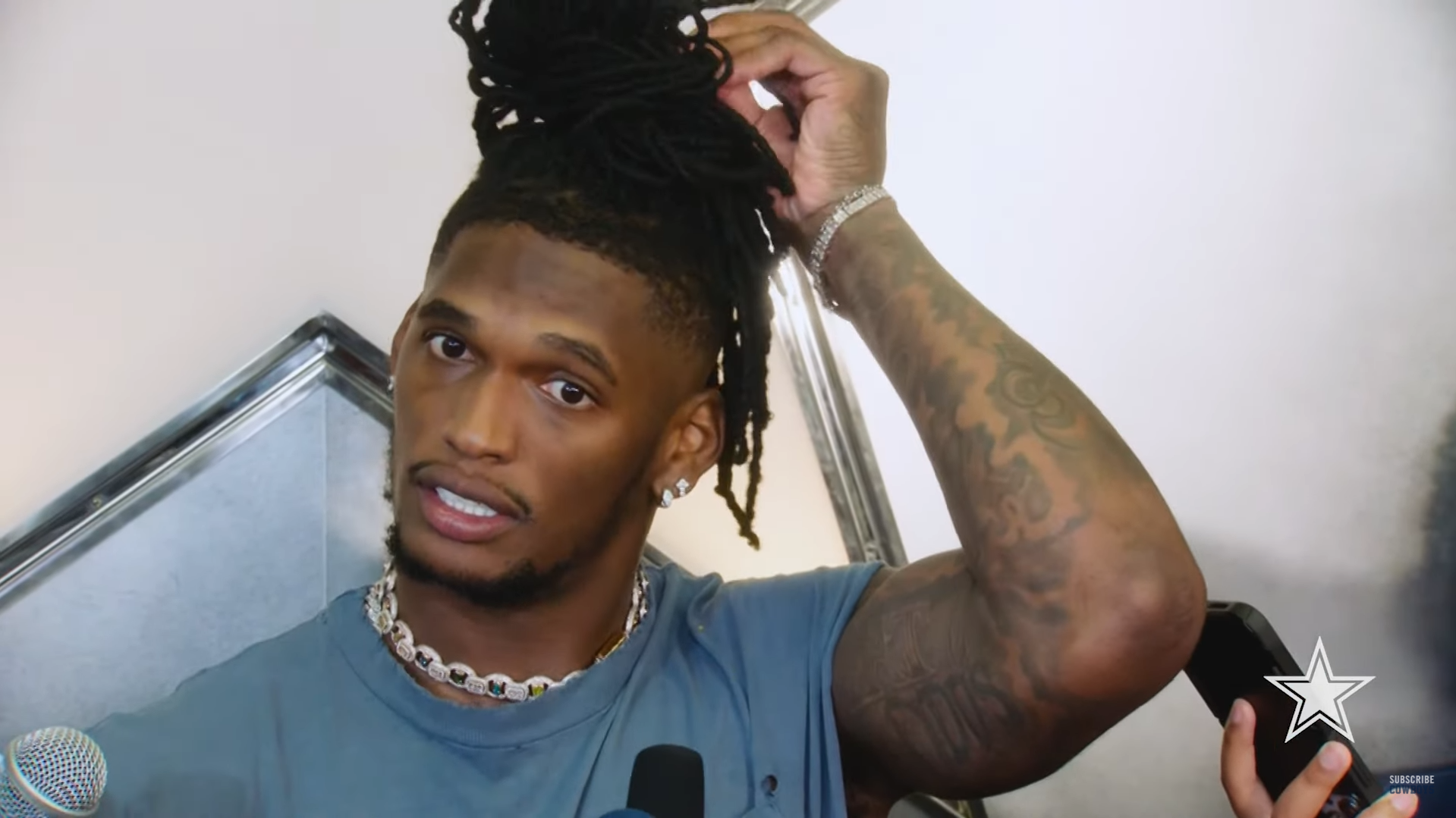 Dallas Cowboys WR CeeDee Lamb talks about Cooper Rush after losing to Houston Texans.