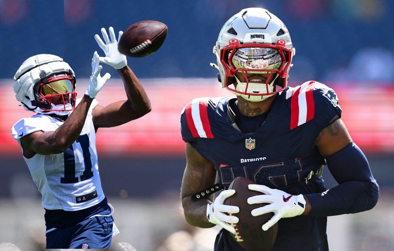 Patriots WR Kendrick Bourne reacts to Tyquan Thornton being released and then signed to the Chiefs practice squad.