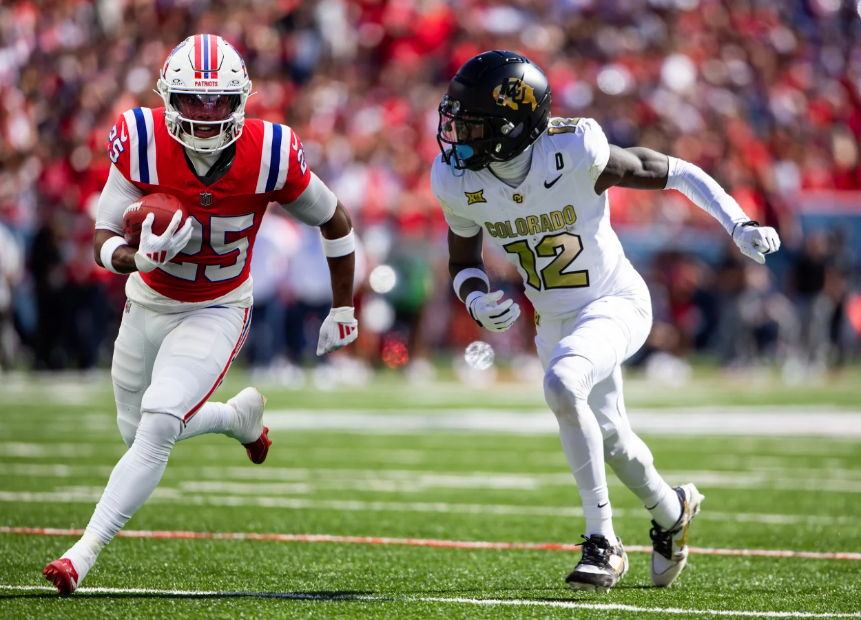 Patriots defensive coordinator DeMarcus Covington compares Marcus Jones to Travis Hunter