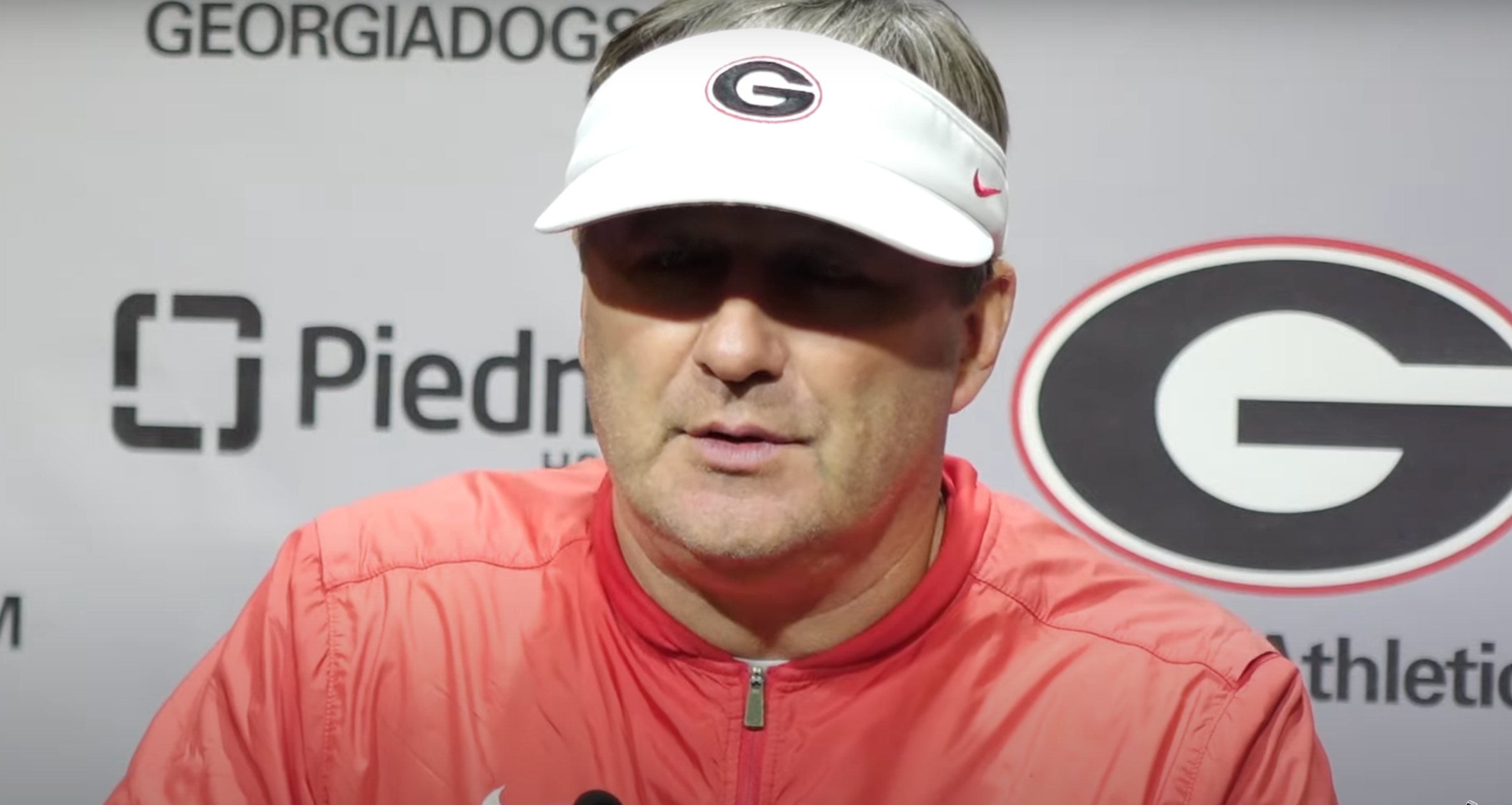 Georgia Bulldogs head coach Kirby Smart addresses media ahead of UMass game