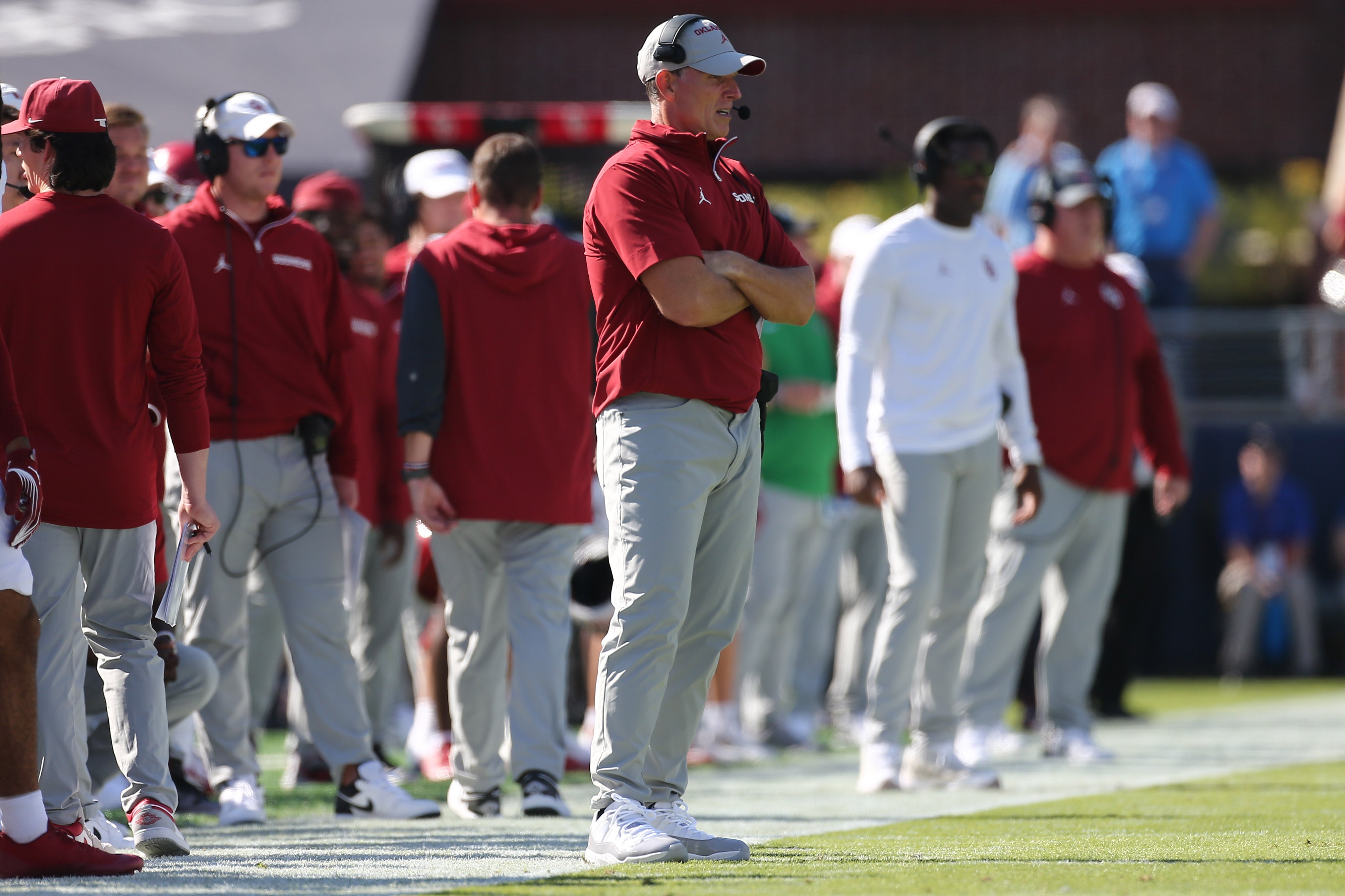 Oklahoma Sooners head coach Brent venables