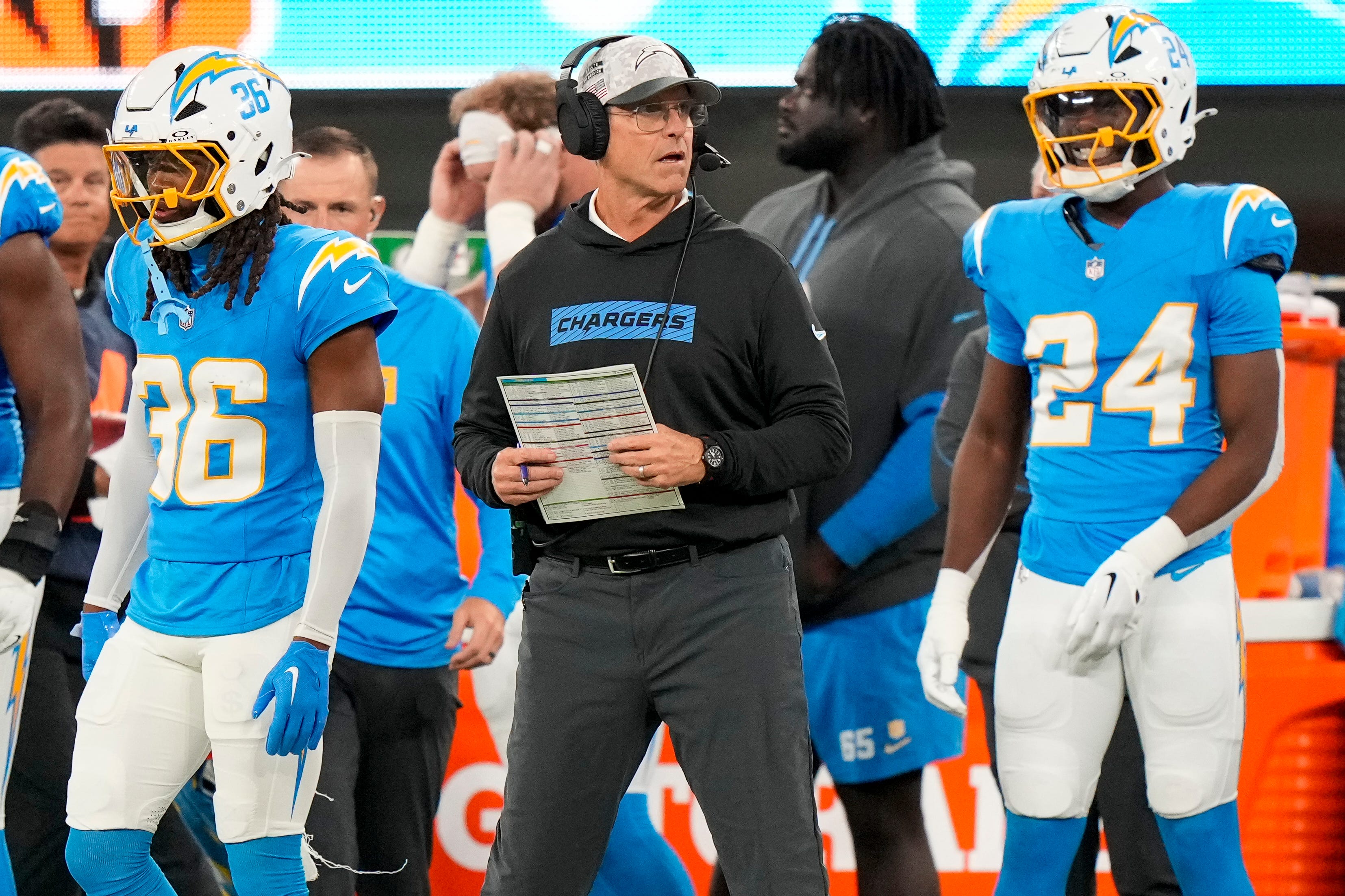 Jim Harbaugh Los Angeles Chargers head coach