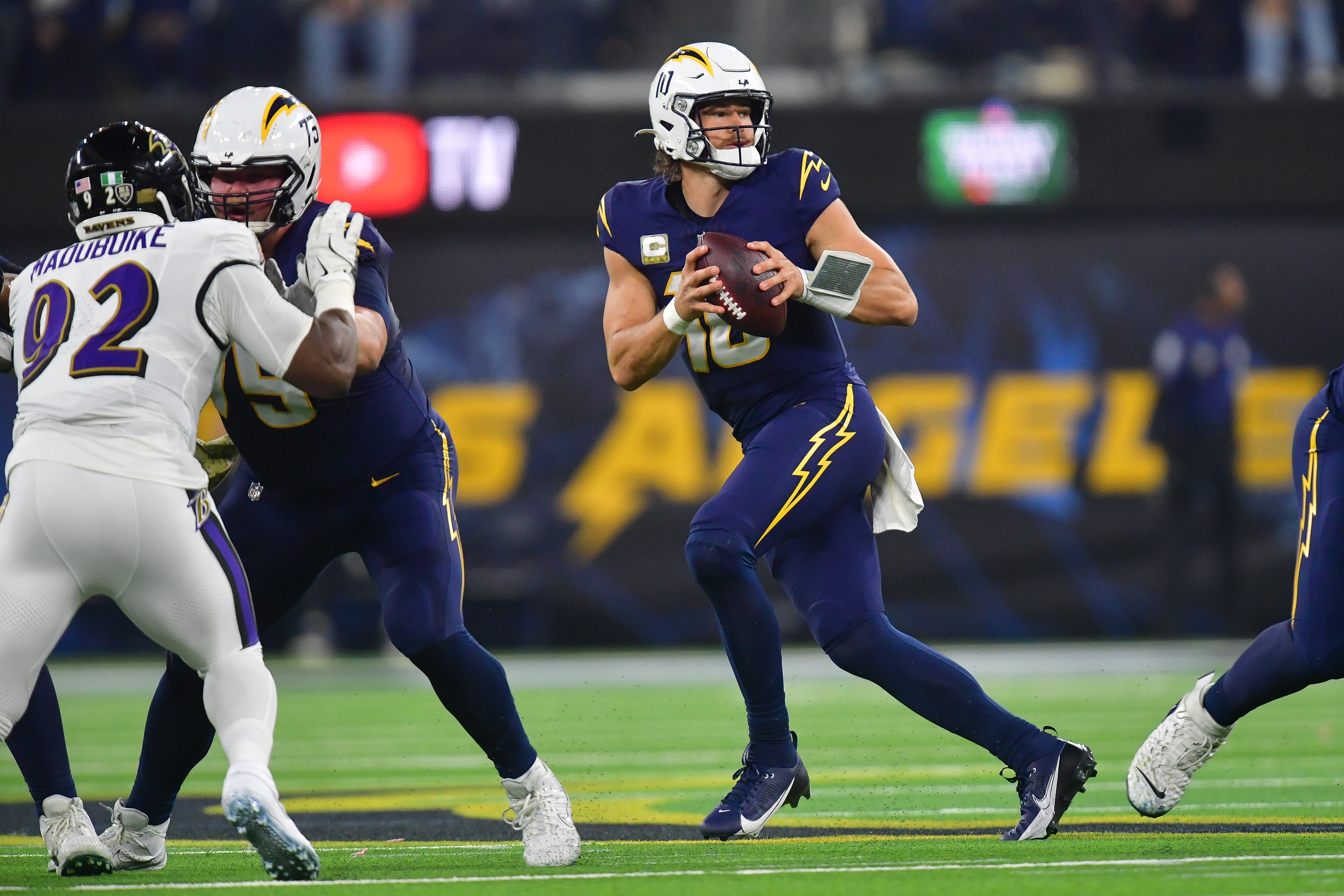 Los Angeles Chargers quarterback Justin Herbert