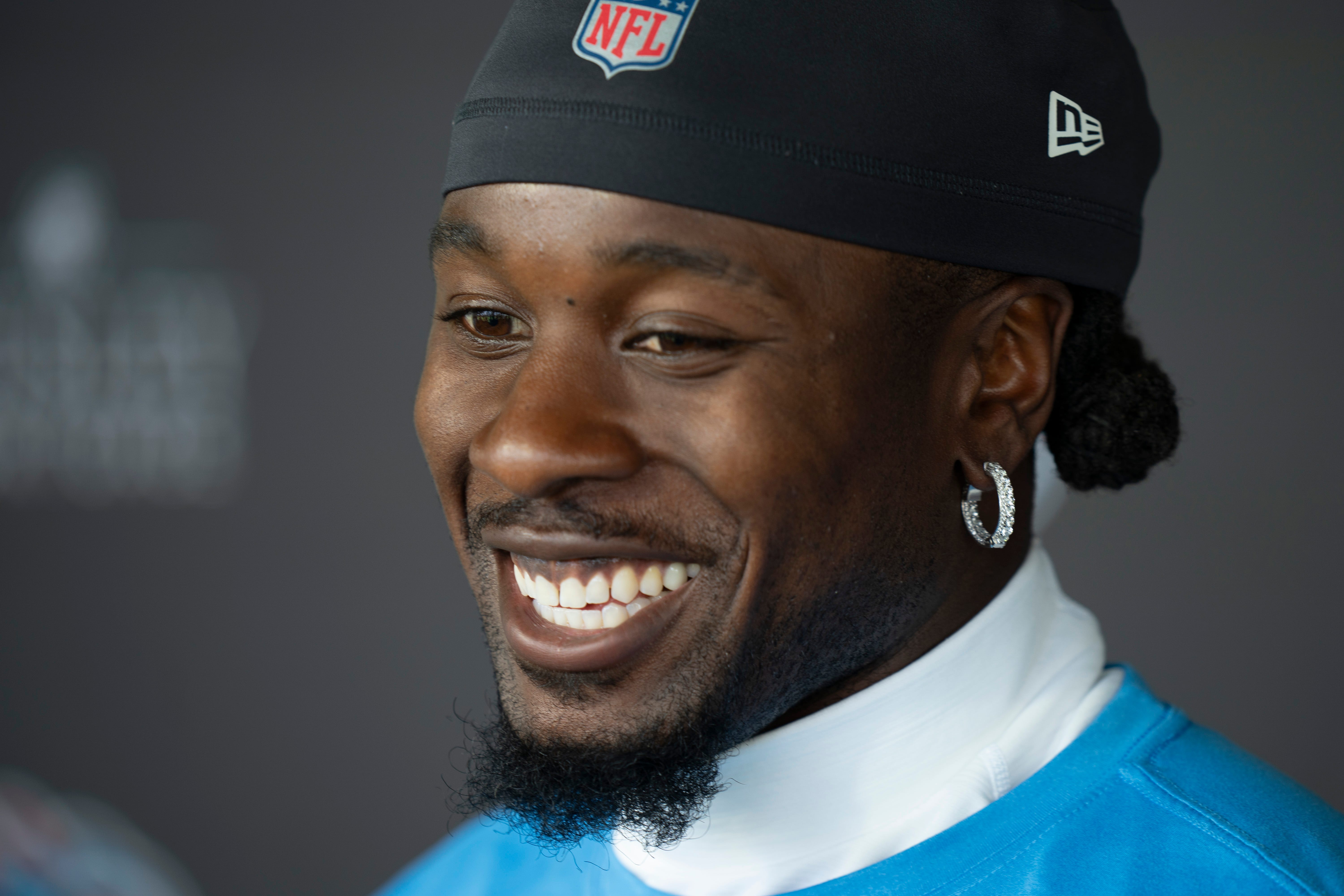 Cornerback Chidobe Awuzie fields questions after Tennessee Titans practice at Ascension Saint Thomas Sports Park in Nashville, Tenn., Wednesday, May 29, 2024 Denny Simmons / The Tennessean-USA TODAY NETWORK