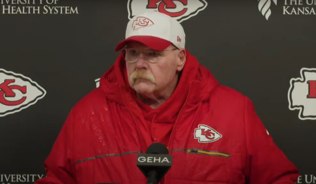 Chiefs HC Andy Reid speaks to the media after practice on Wednesday.