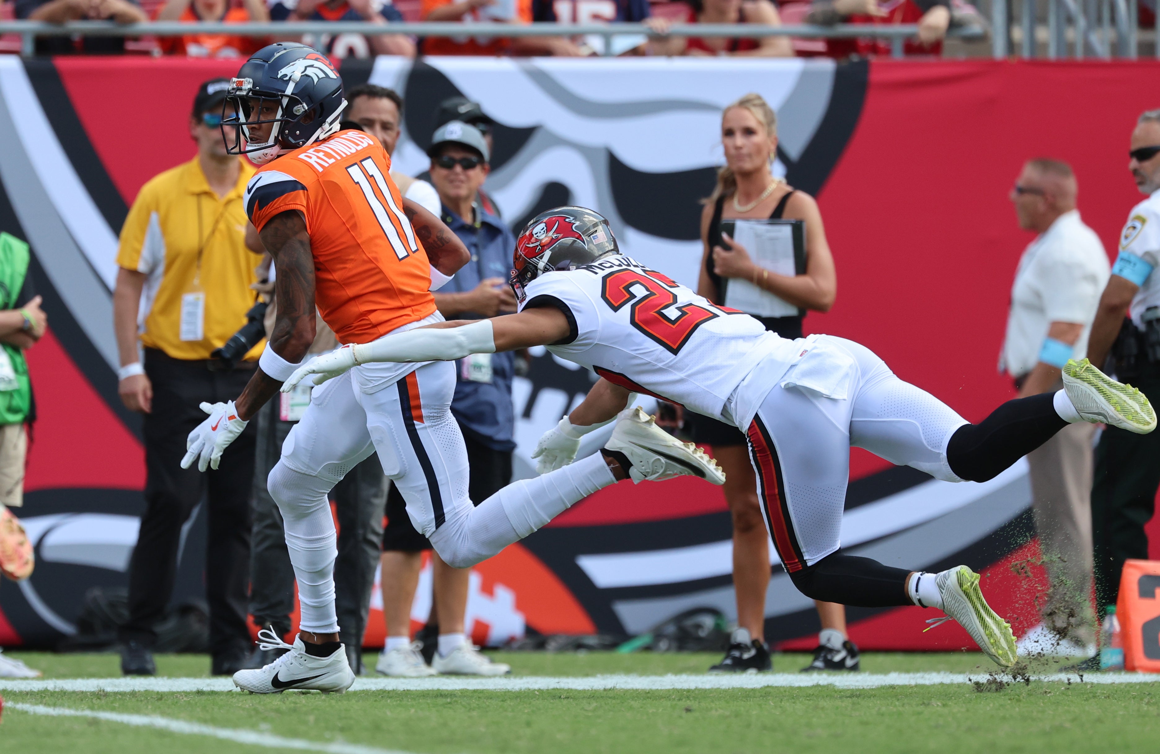 Denver broncos wide receiver Josh Reynolds