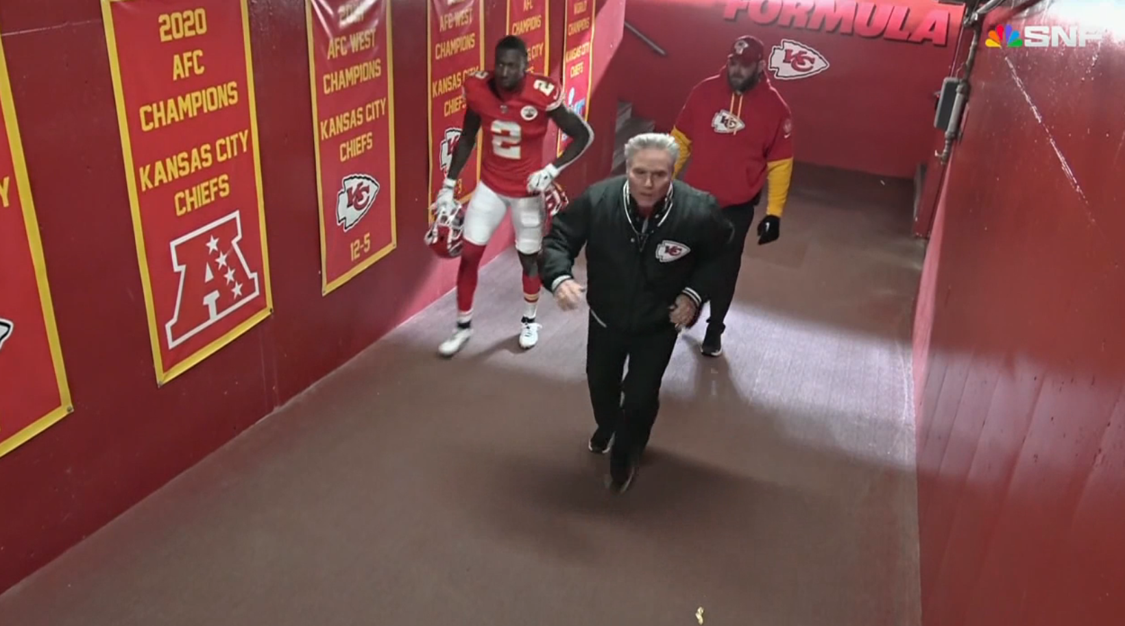 Chiefs CB Joshua Williams walks to the locker room.