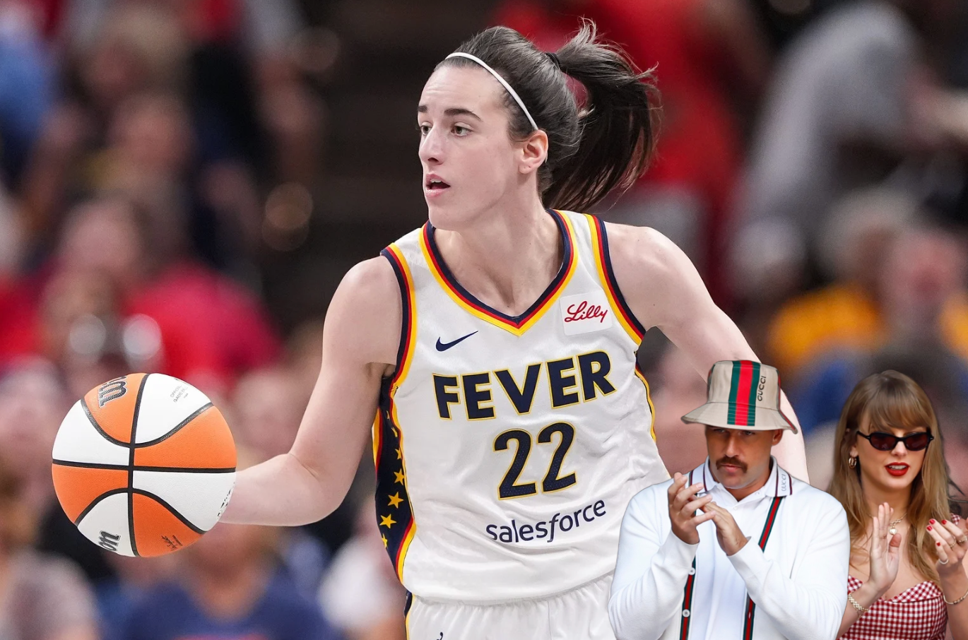 Caitlin Clark says Taylor Swift invited her to watch a Chiefs game, and that her and Travis plan to make it to an Indiana Fever game next season