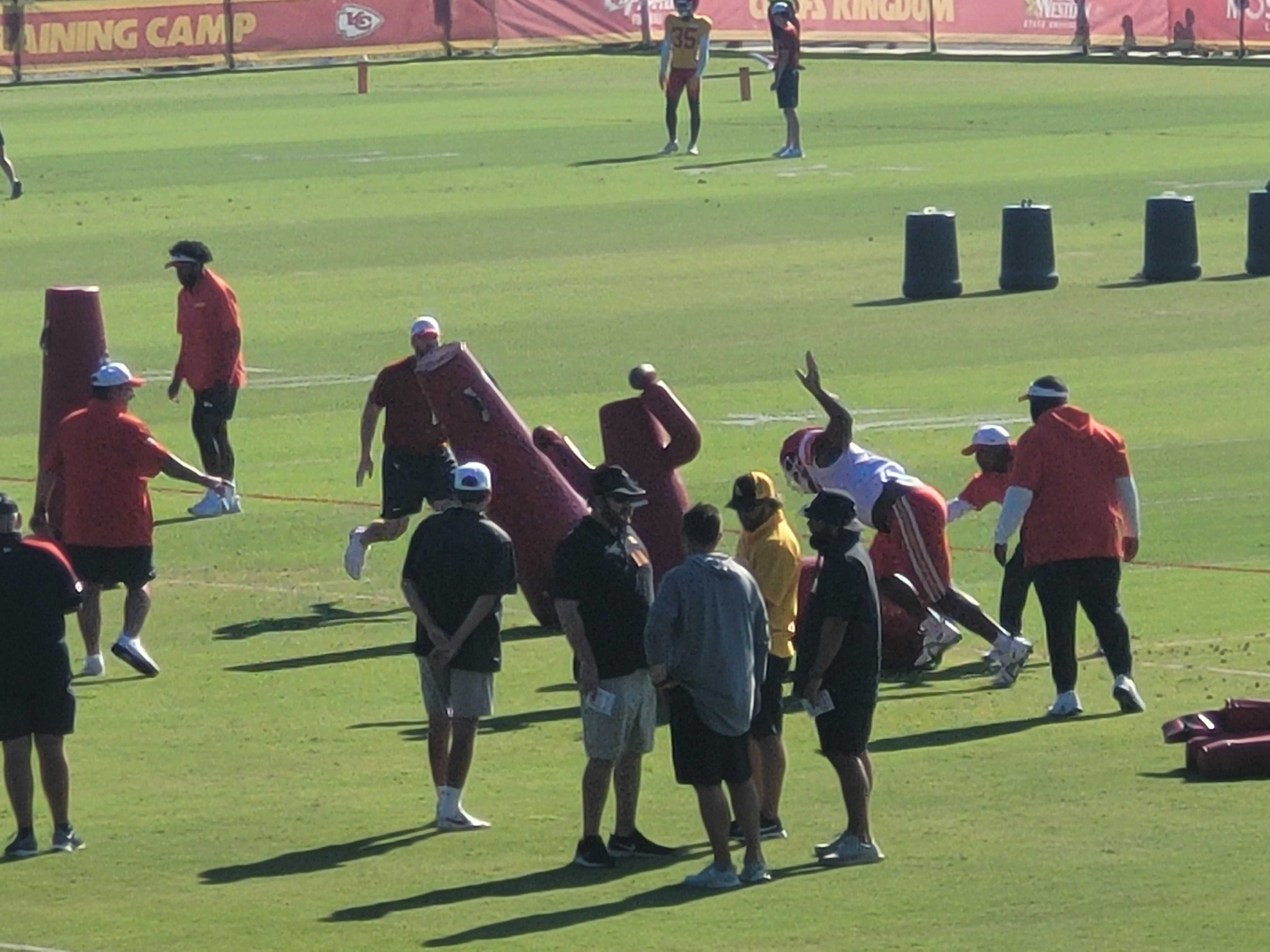 Chiefs assistant defensive line coach Terry Bradden