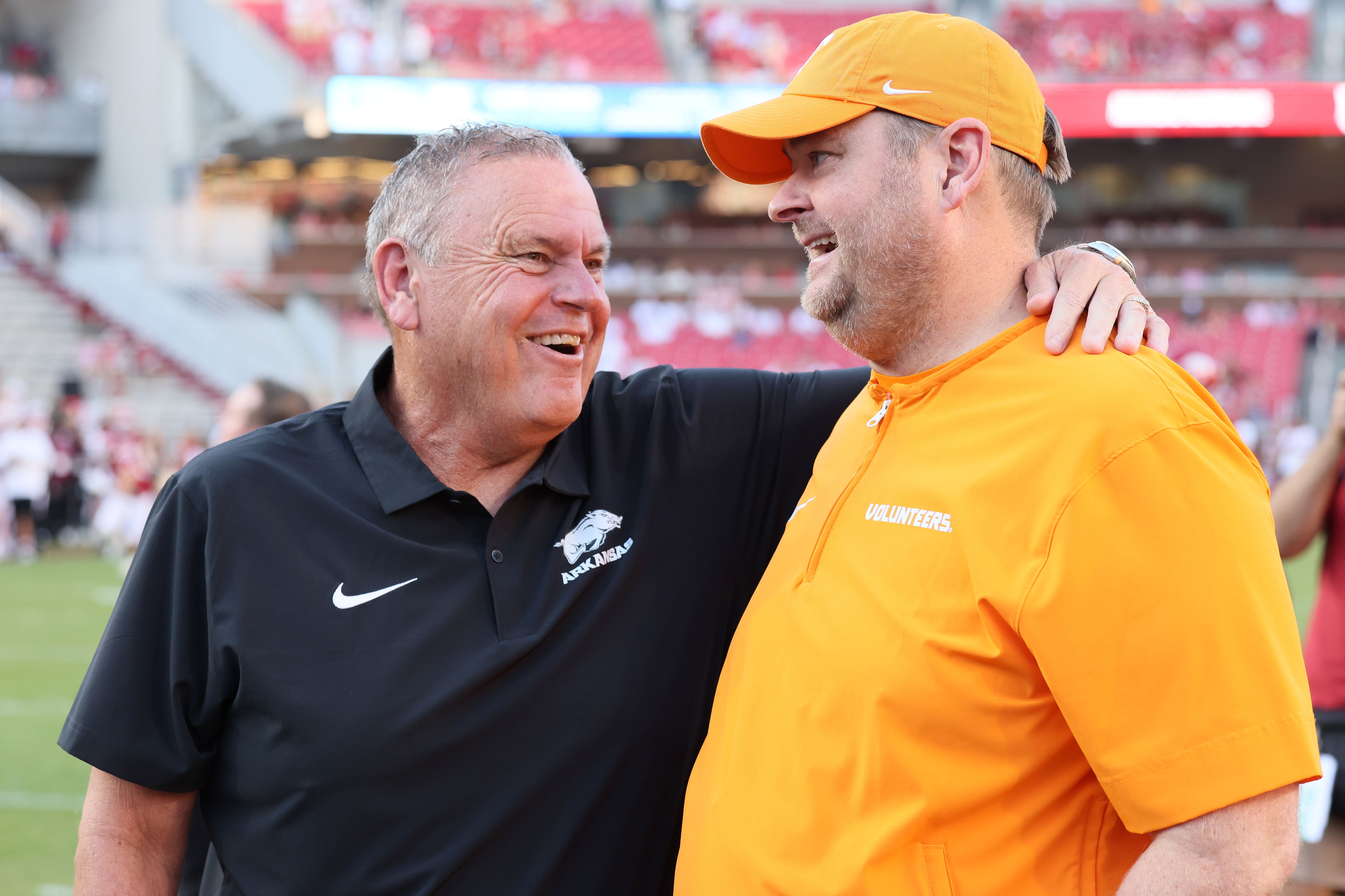 Arkansas Razorbacks head coach Sam Pittman