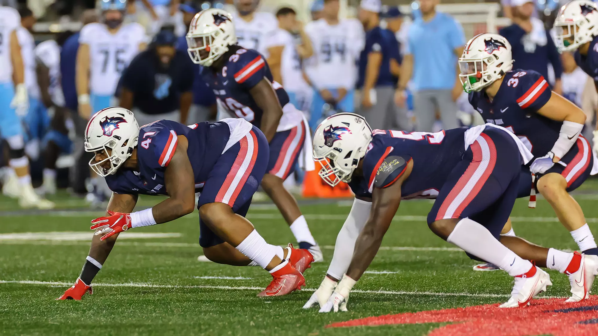 Former Stony Brook defensive lineman Rushawn Lawrence