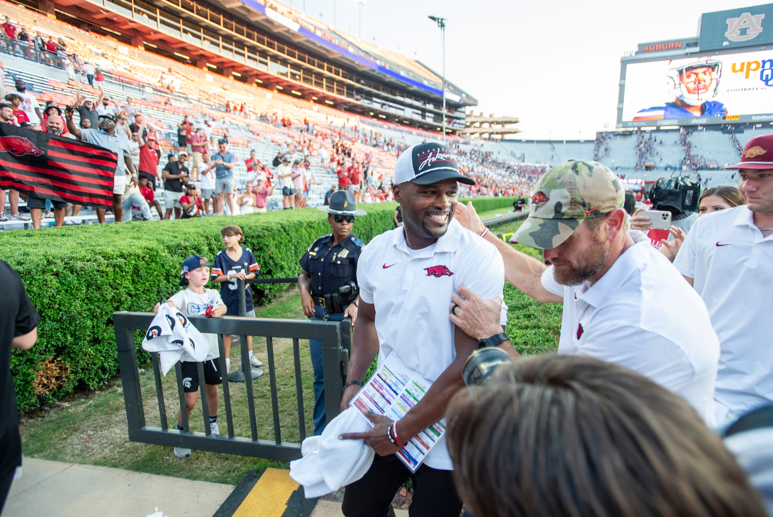 Arkansas Razorbacks defensive coordinator Travis Williams