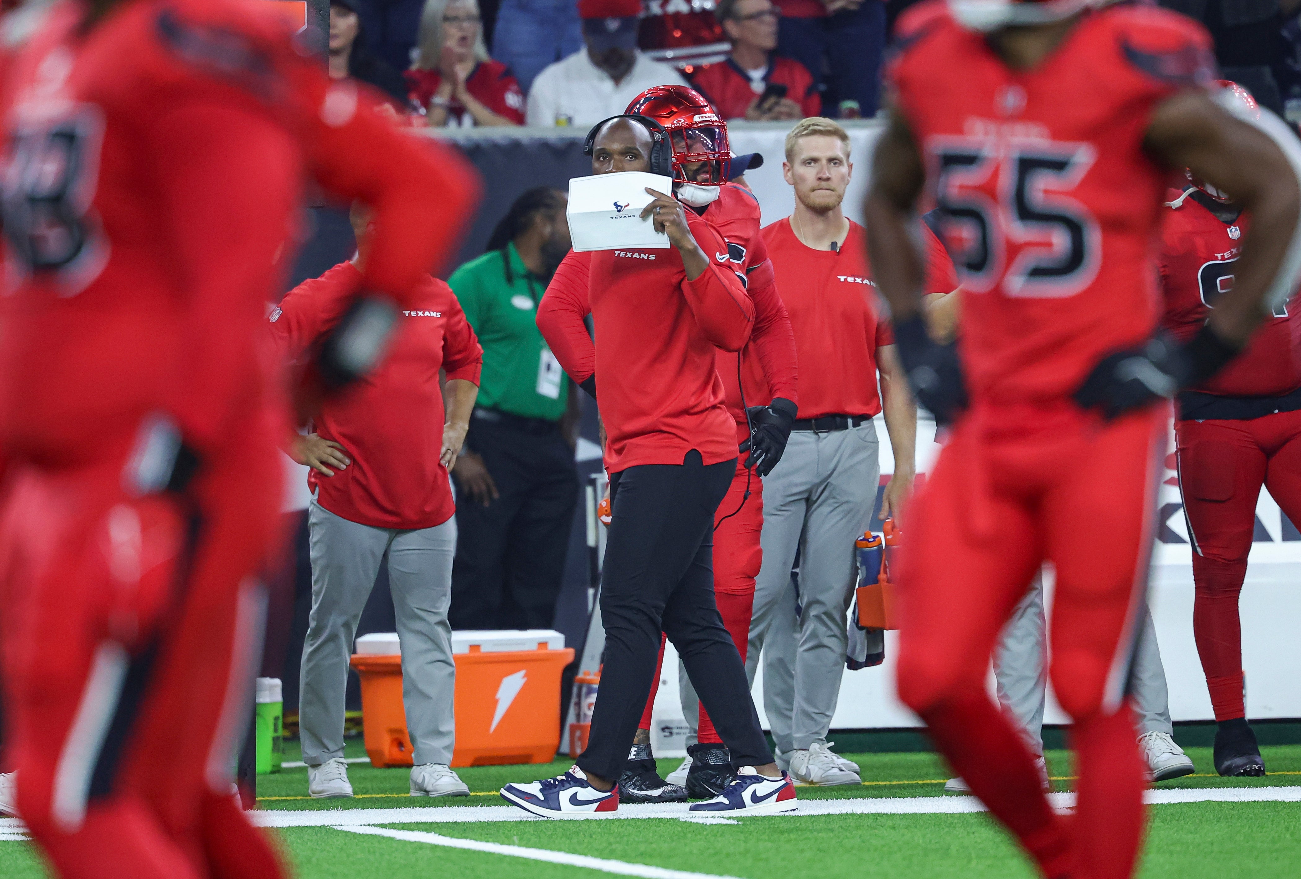 Houston Texans head coach DeMeco Ryans