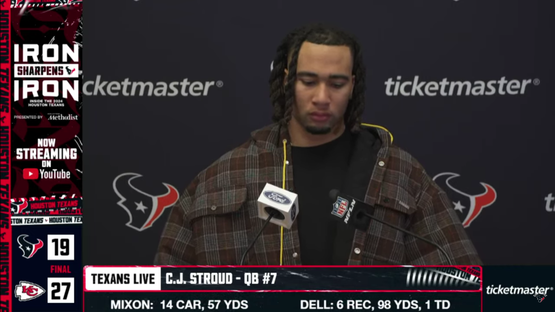 Houston Texans quarterback C.J. Stroud