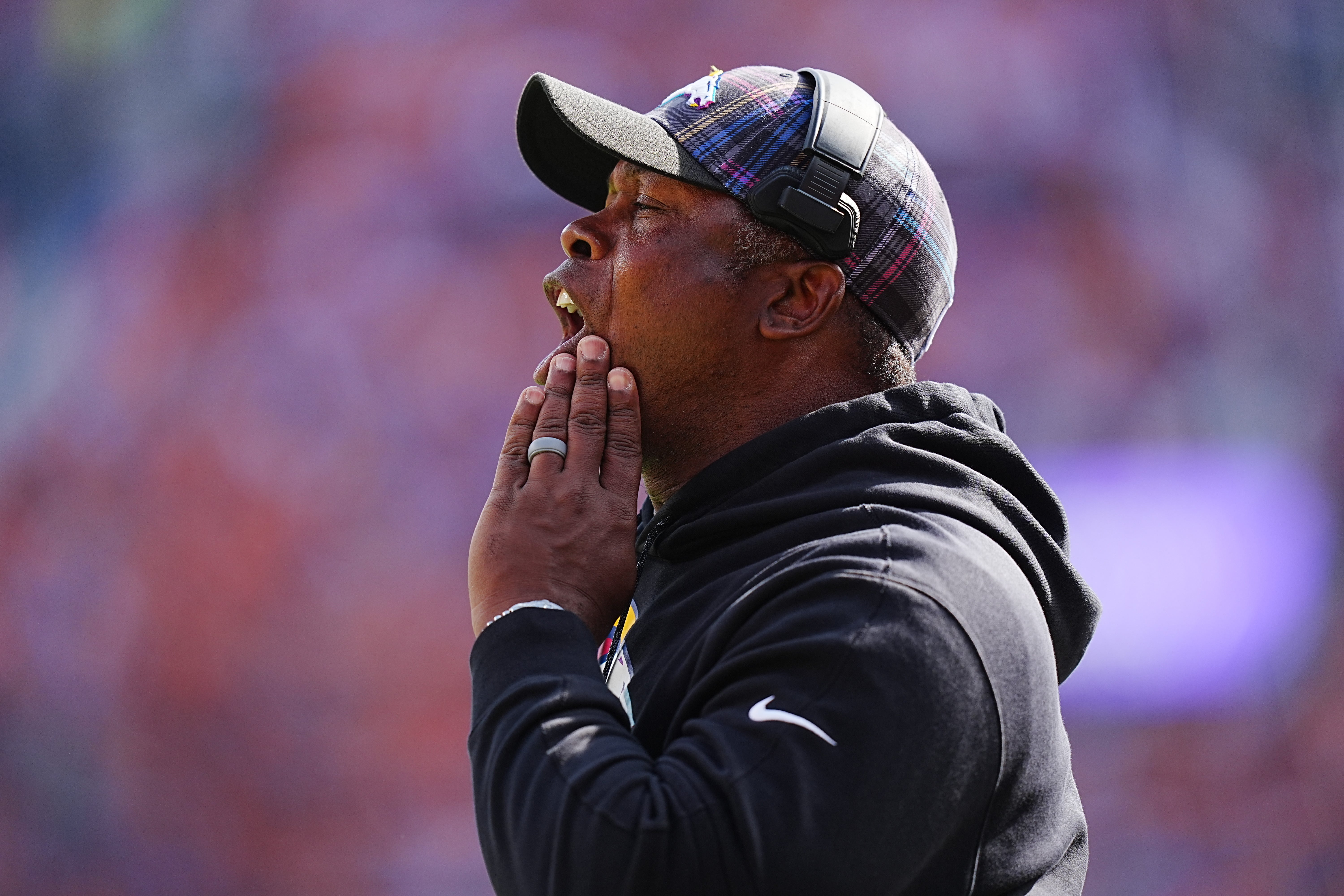 Denver Broncos defensive coordinator Vance Joseph