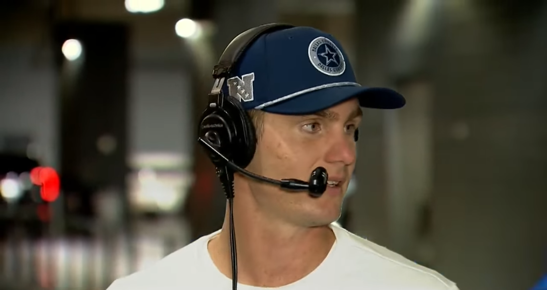 Dallas Cowboys kicker Brandon Aubrey talks on postgame show following Week 16 win over Tampa Bay Buccaneers.