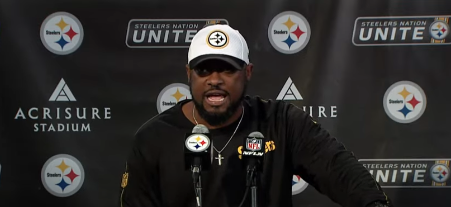 Steelers HC Mike Tomlin addresses the media following 29-10 loss against Kansas City Chiefs on 12/25/24.
