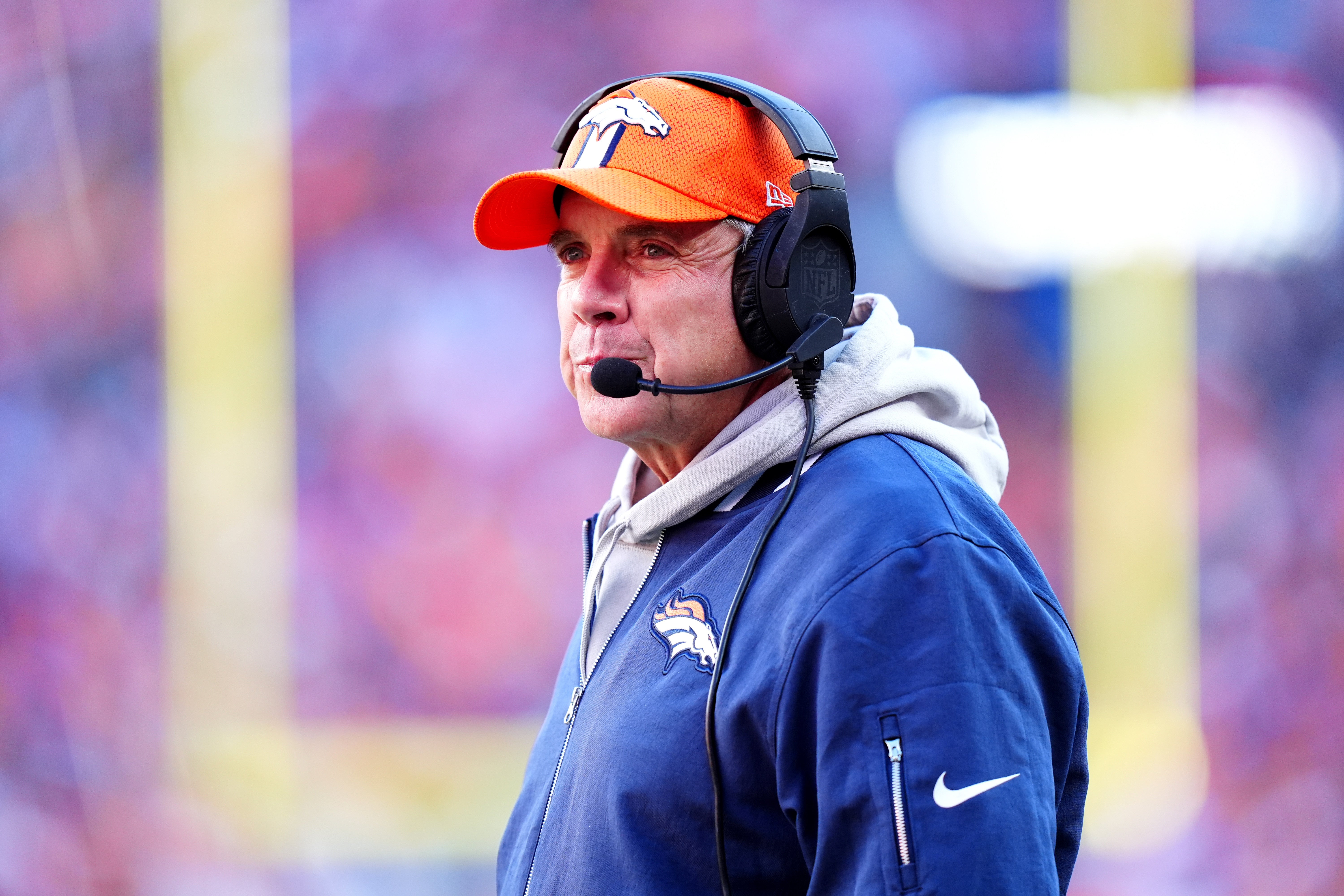 Denver Broncos head coach Sean Payton