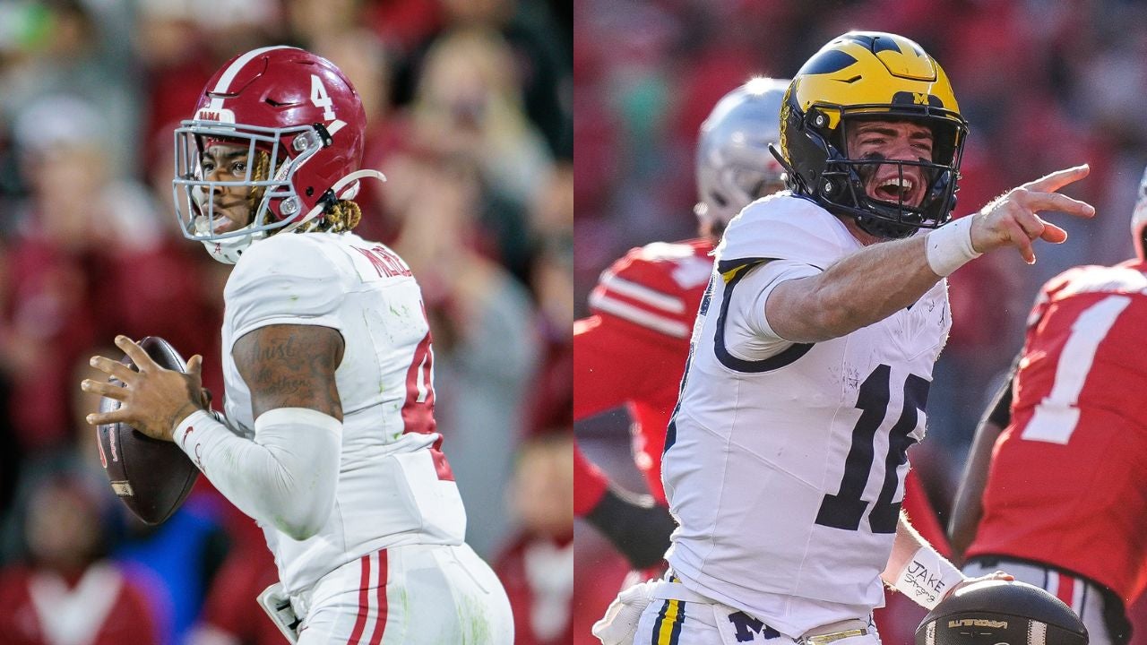 Jalen Milroe (QB, Alabama) & Davis Warren (QB, Michigan)