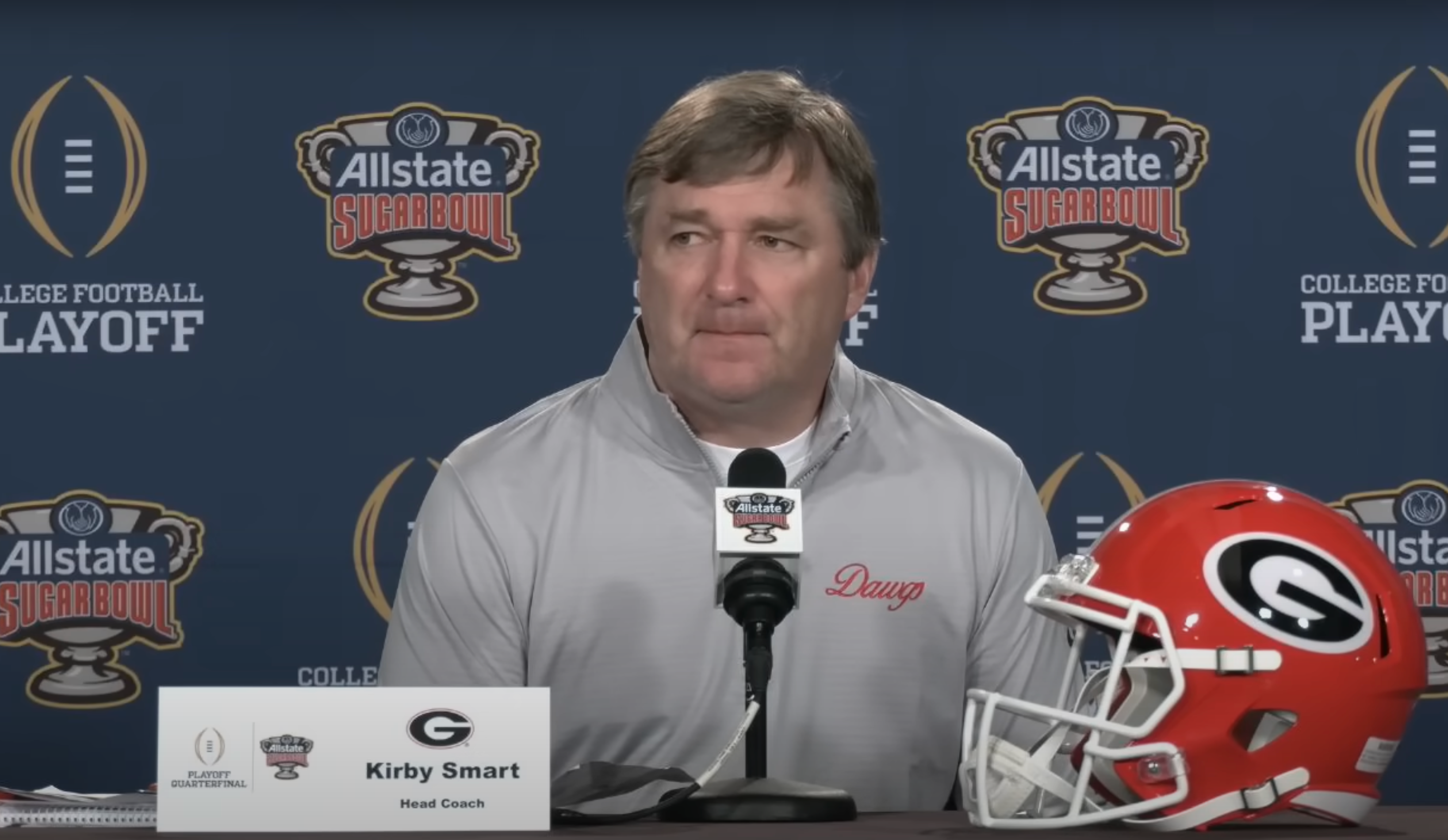 Georgia Bulldogs Head Coach Kirby Smart