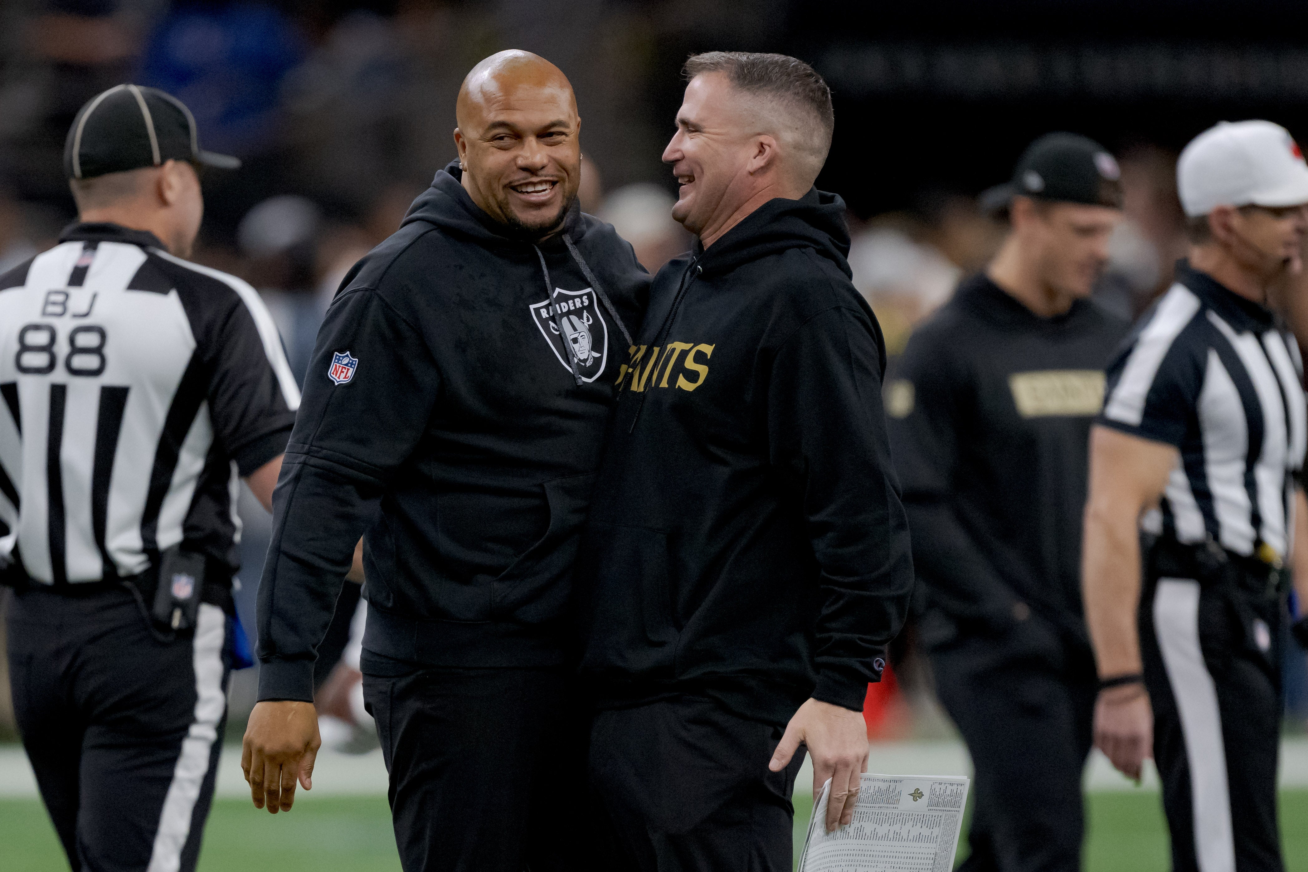 Las Vegas Raiders New Orleans Saints Antonio pierce