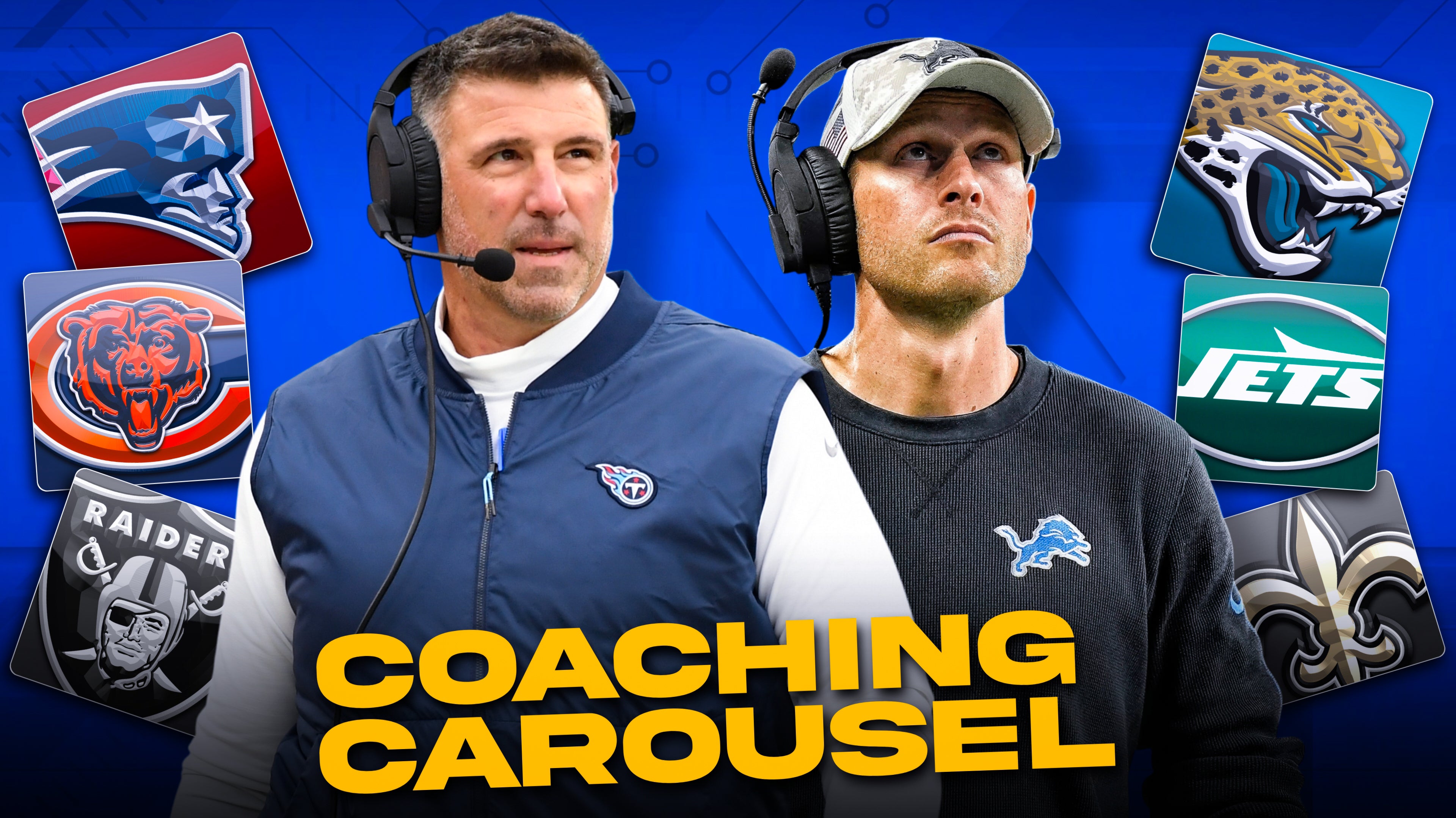 Mike Vrabel and Ben Johnson