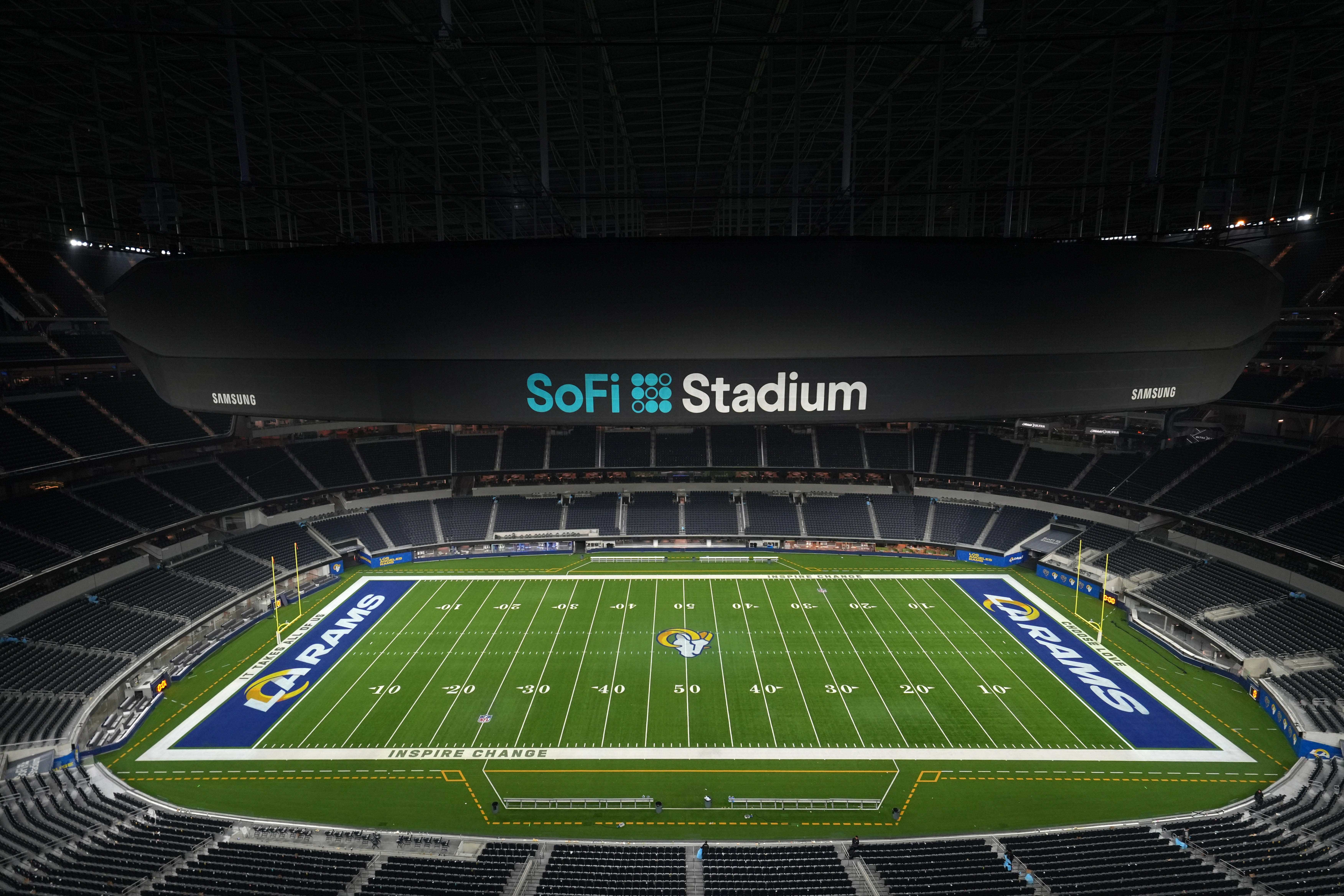 Dec 28, 2024; Inglewood, California, USA; A general overall view of an empty SoFi Stadium.