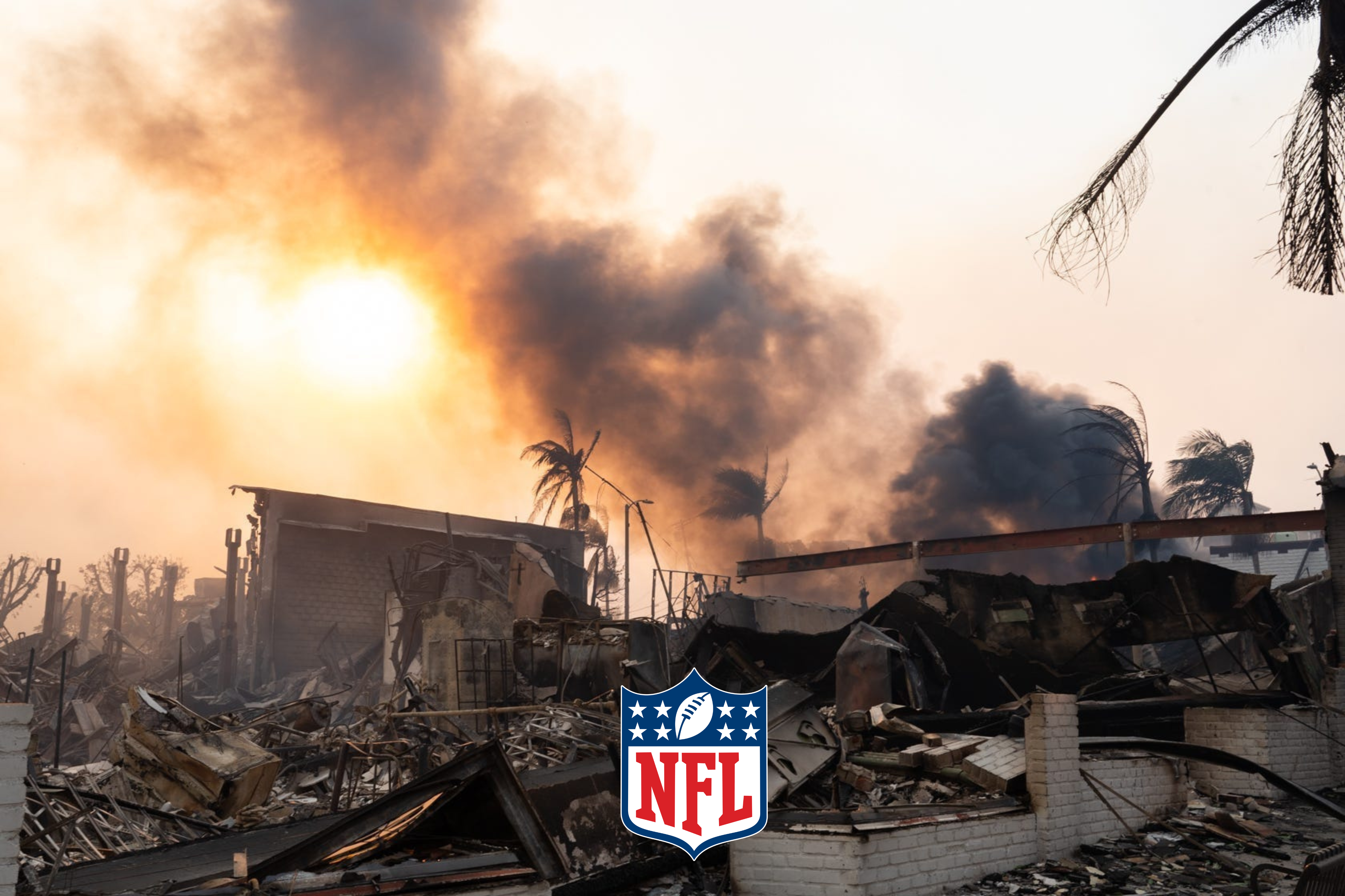NFL donates $5 million to support communities affected by wildfires in the greater Los Angeles region.