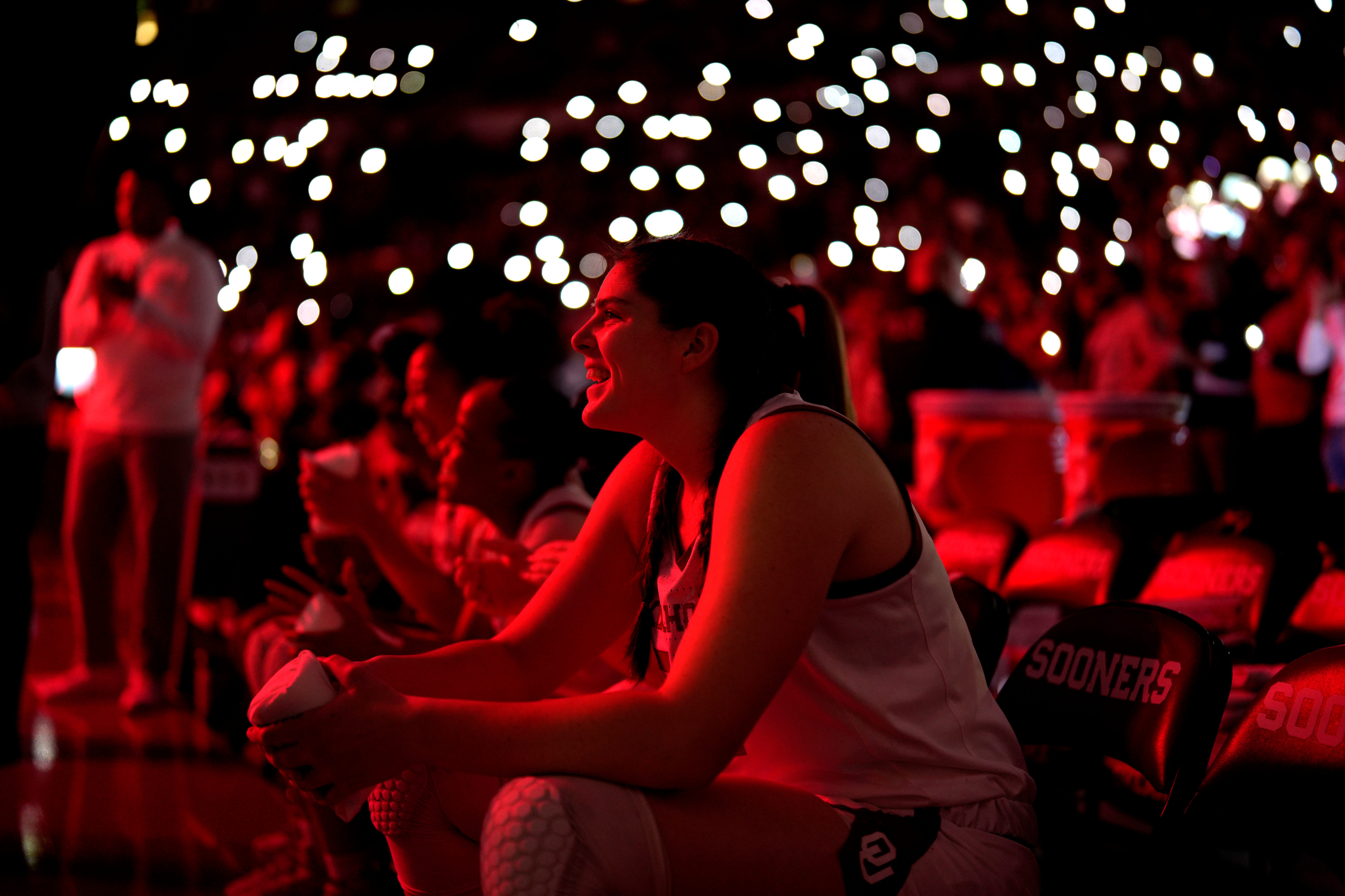 Oklahoma Sooners center Raegan Beers