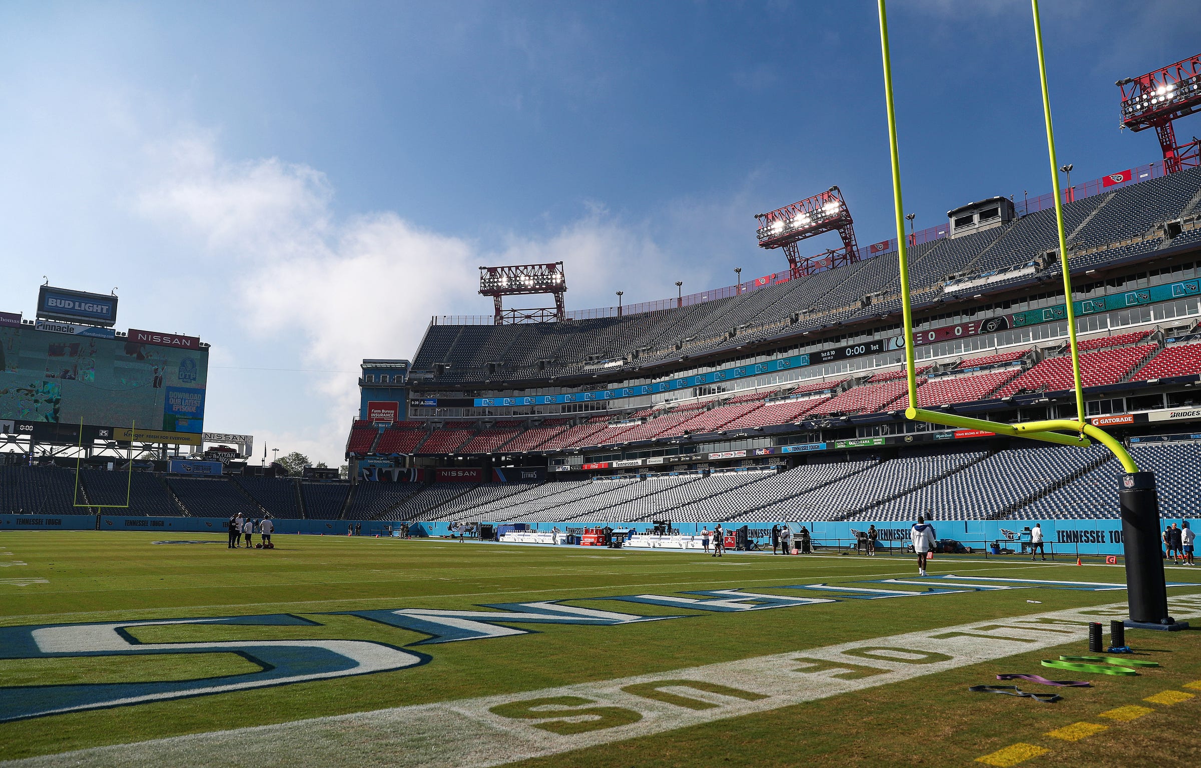 An empty Nissan Stadium before the game between the Indianapolis Colts and Tennessee Titans on Sunday, Sept. 26, 2021, in Nashville. Indianapolis Colts And Tennessee Titans At Nissan Stadium In Nashv... Jenna Watson/IndyStar-Imagn Content Services, LLC