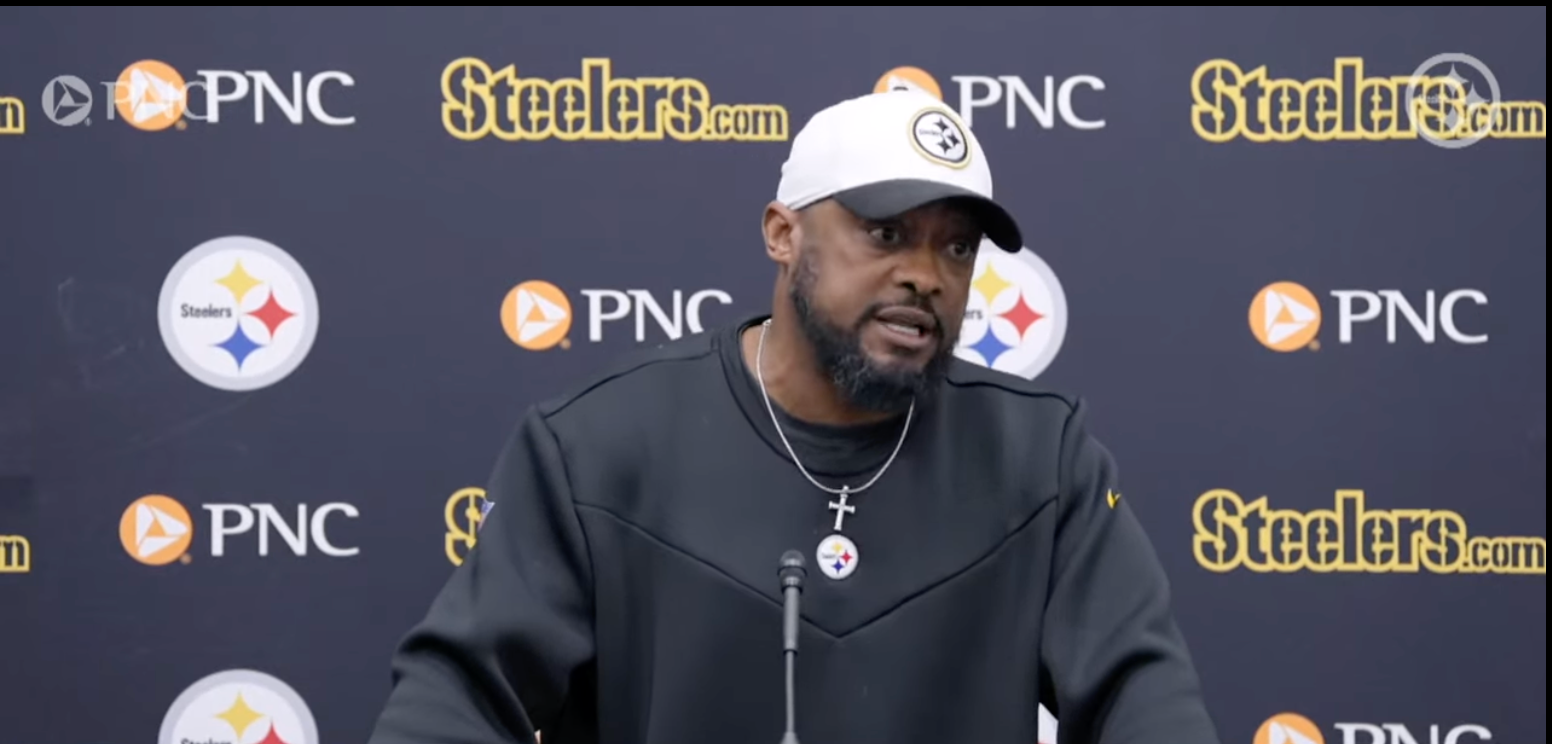 Pittsburgh Steelers HC Mike Tomlin addresses the media at the end-of-season presser, 1/14/25