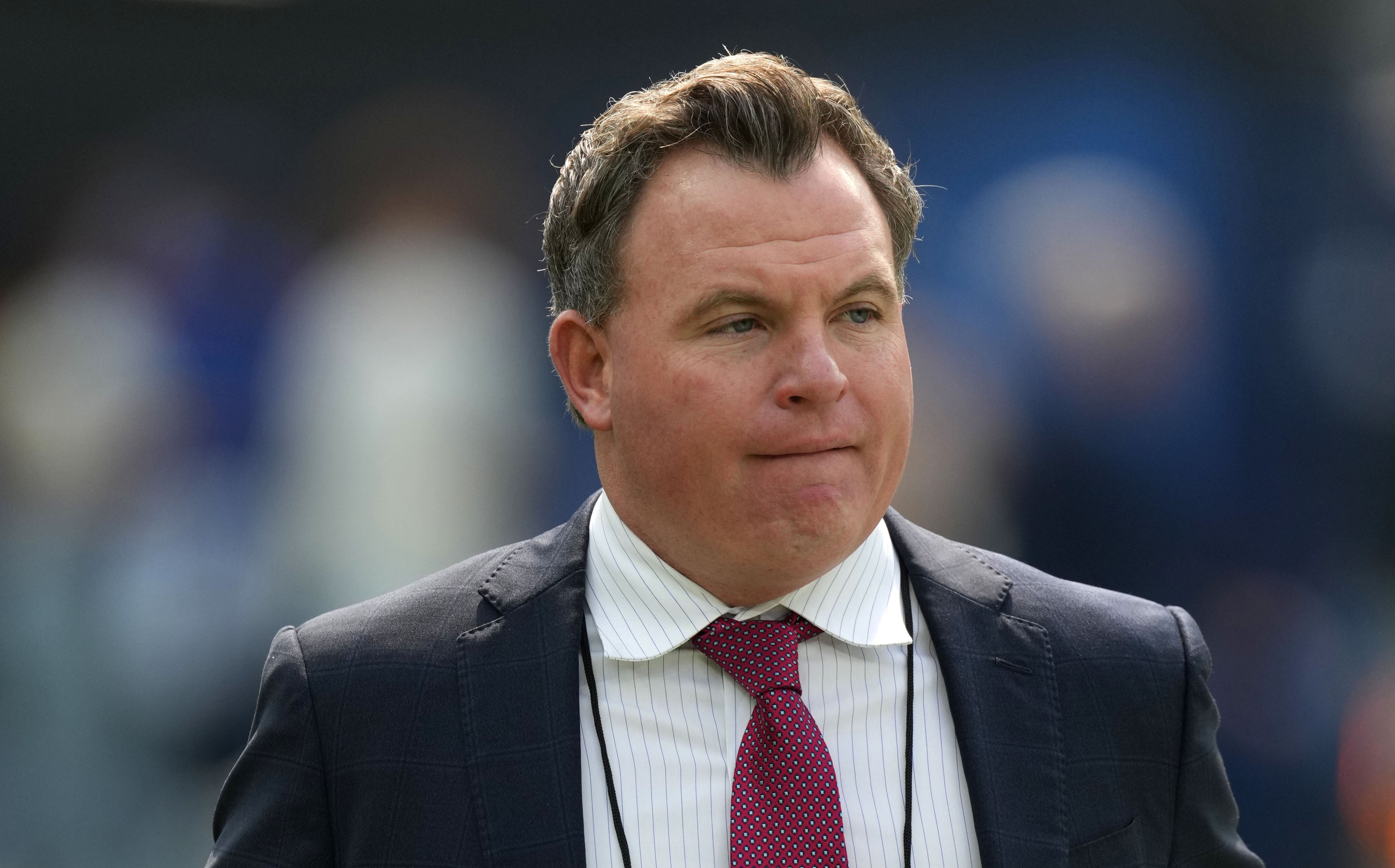 Kansas City Chiefs assistant general manager Mike Borgonzi during the game between the Kansas City Chiefs and the Los Angeles Chargers at SoFi Stadium. Kirby Lee-Imagn Images 