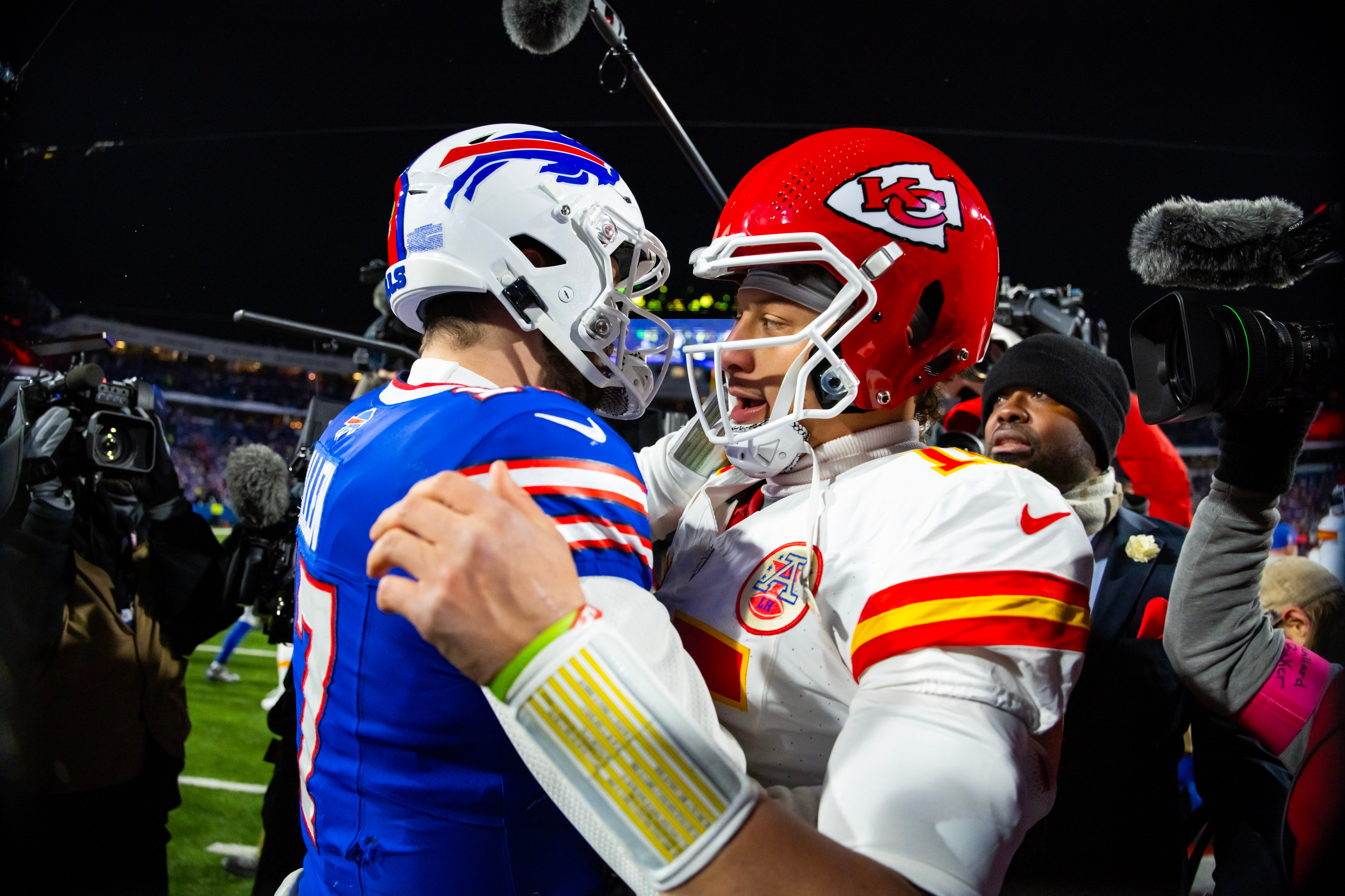 Josh Allen and Patrick Mahomes