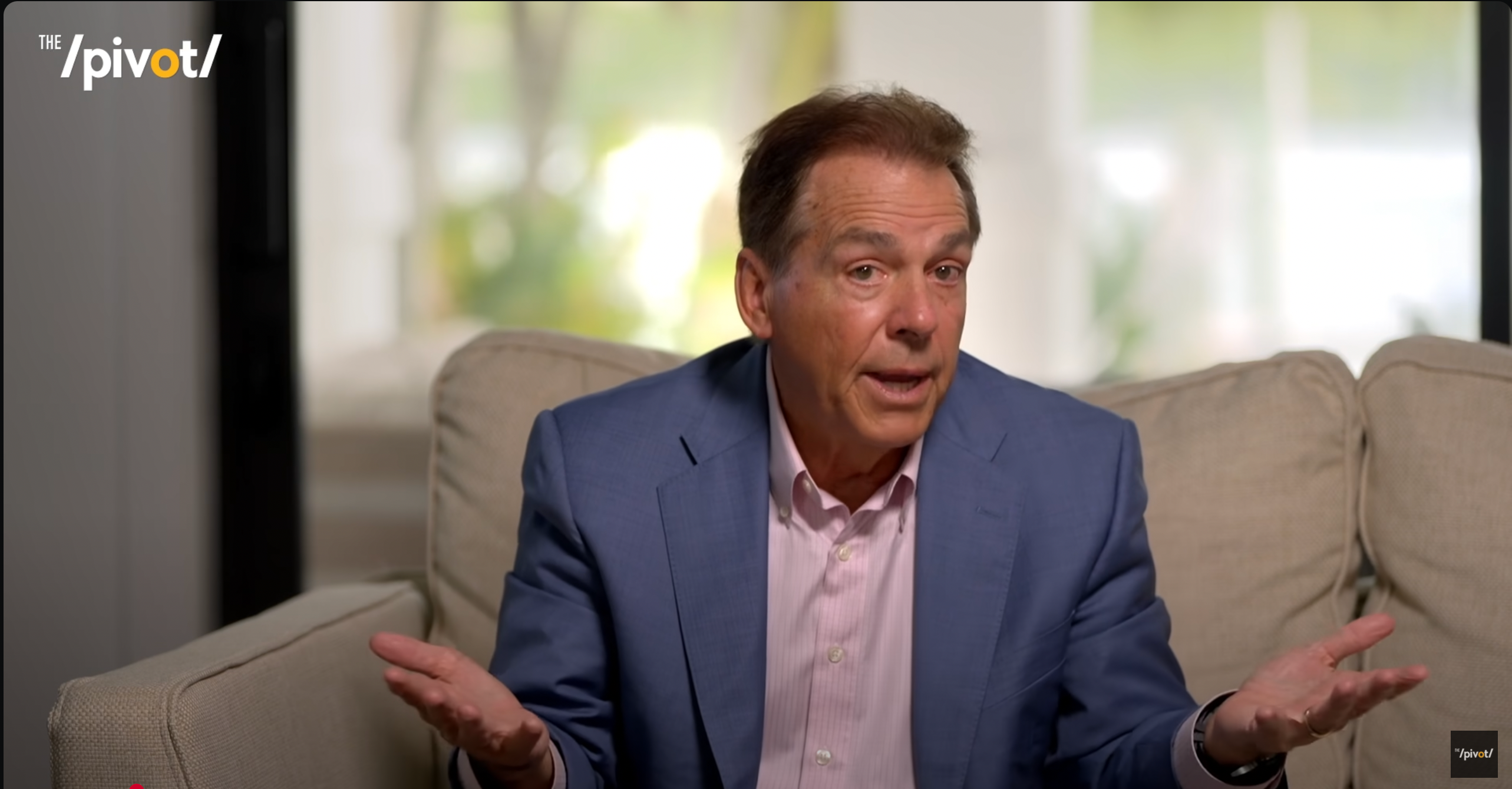 Former Alabama Crimson Tide head coach Nick Saban joins the Pivot Podcast, 1/21/25