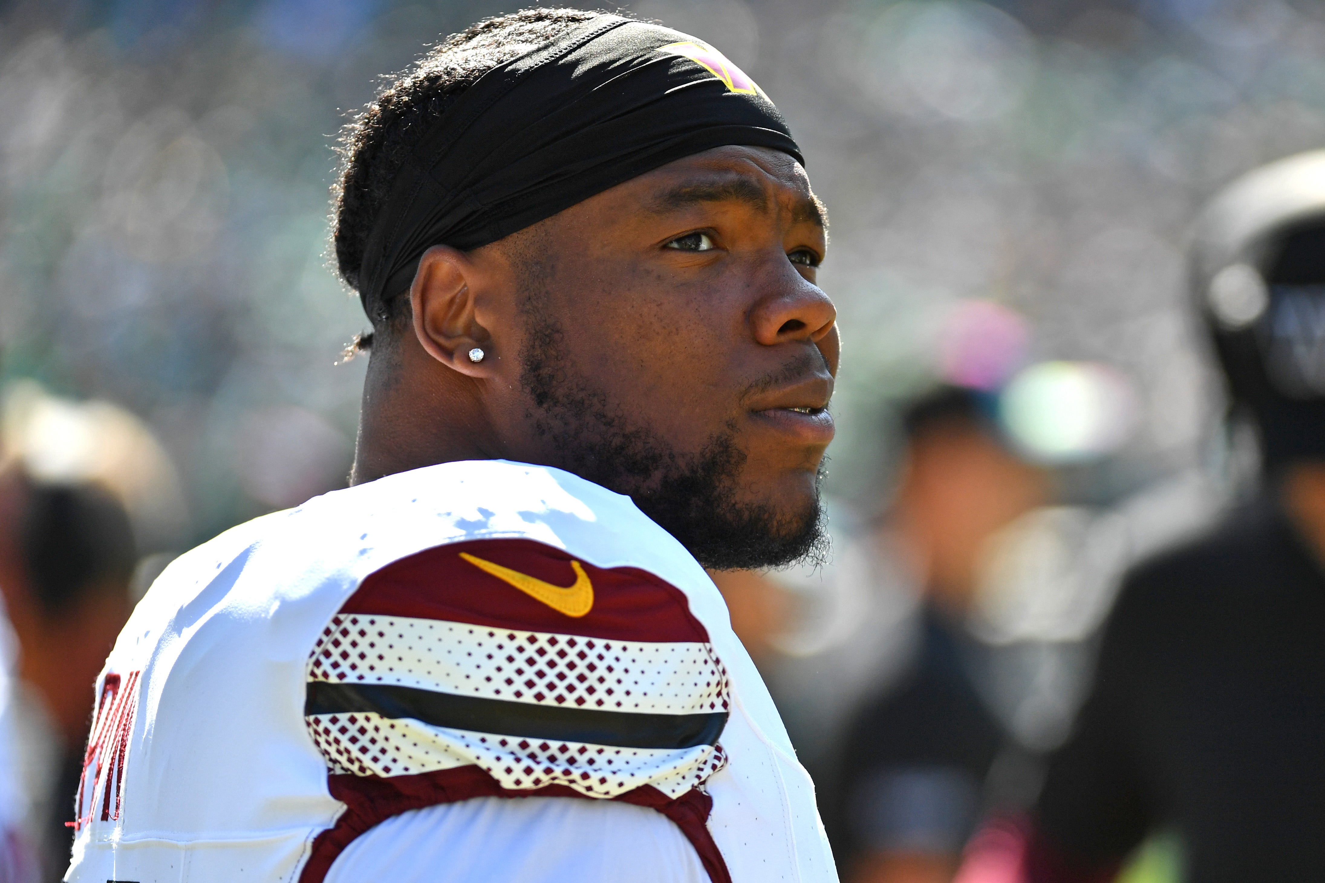 Oct 1, 2023; Philadelphia, Pennsylvania, USA; Washington Commanders defensive tackle Daron Payne (94) on the field against the Philadelphia Eagles at Lincoln Financial Field.