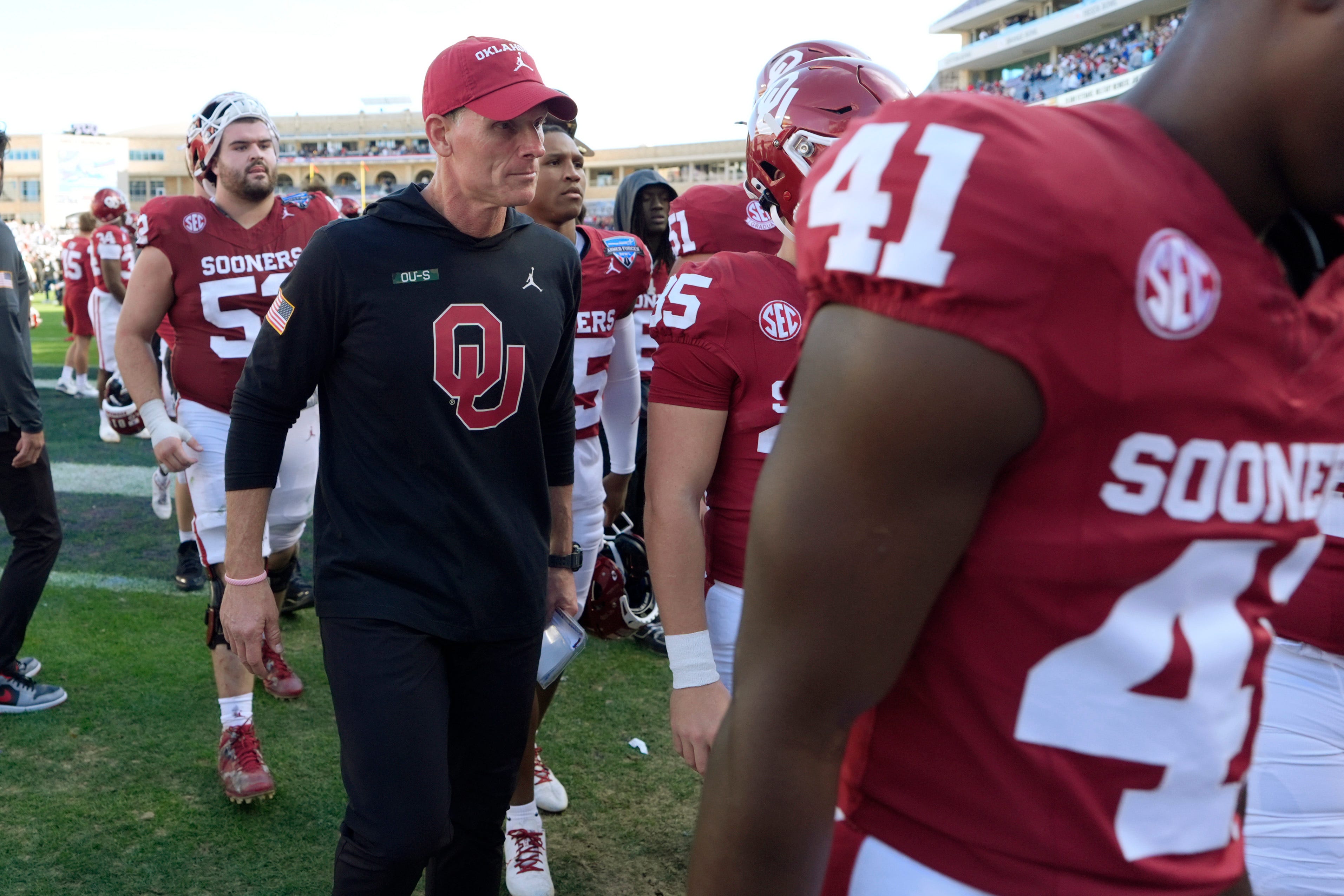 Oklahoma Sooners head coach Brent Venables