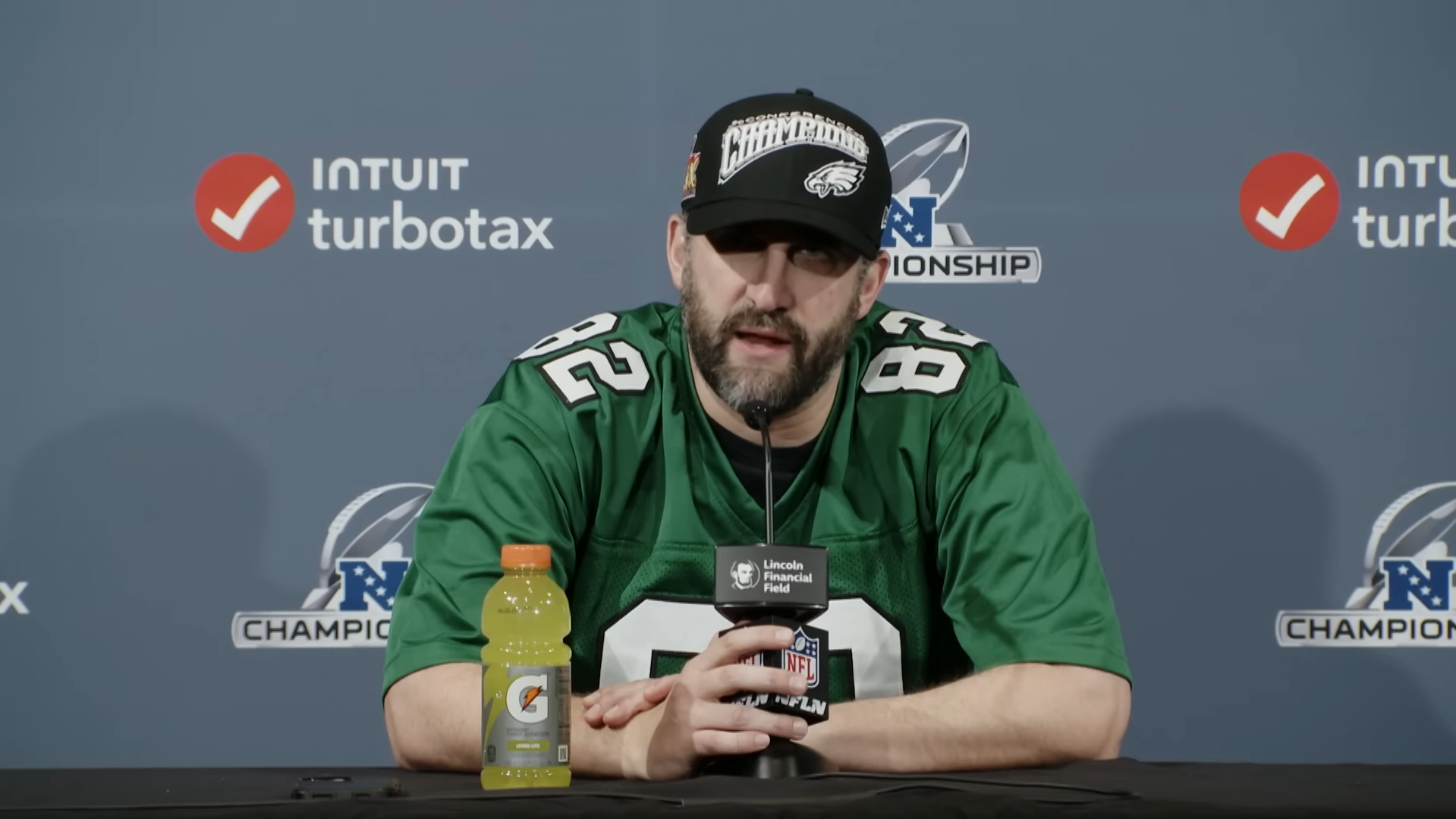 Nick Sirianni talks about Cowboys DC candidate Matt Eberflus after securing Super Bowl LIX berth.