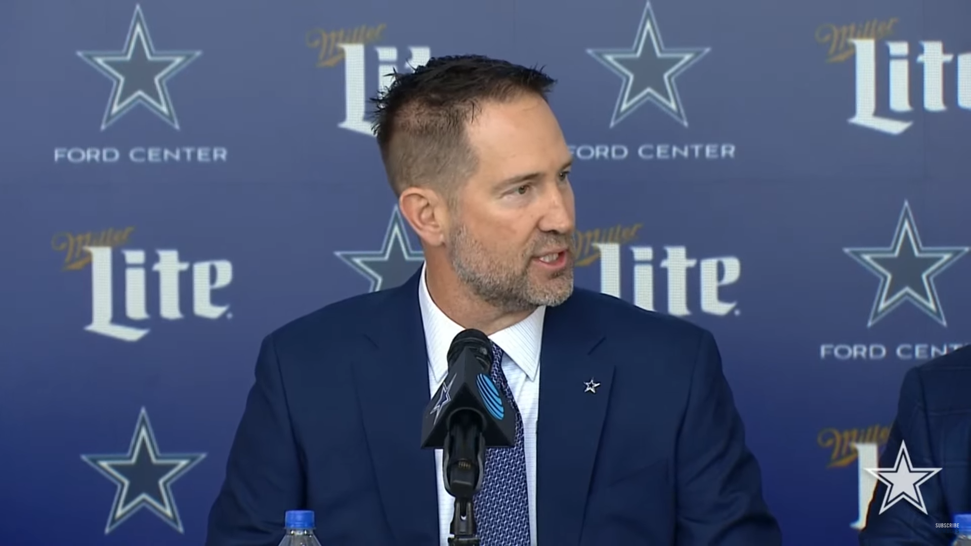 Dallas Cowboys HC Brian Schottenheimer addresses the media for first time as head coach.