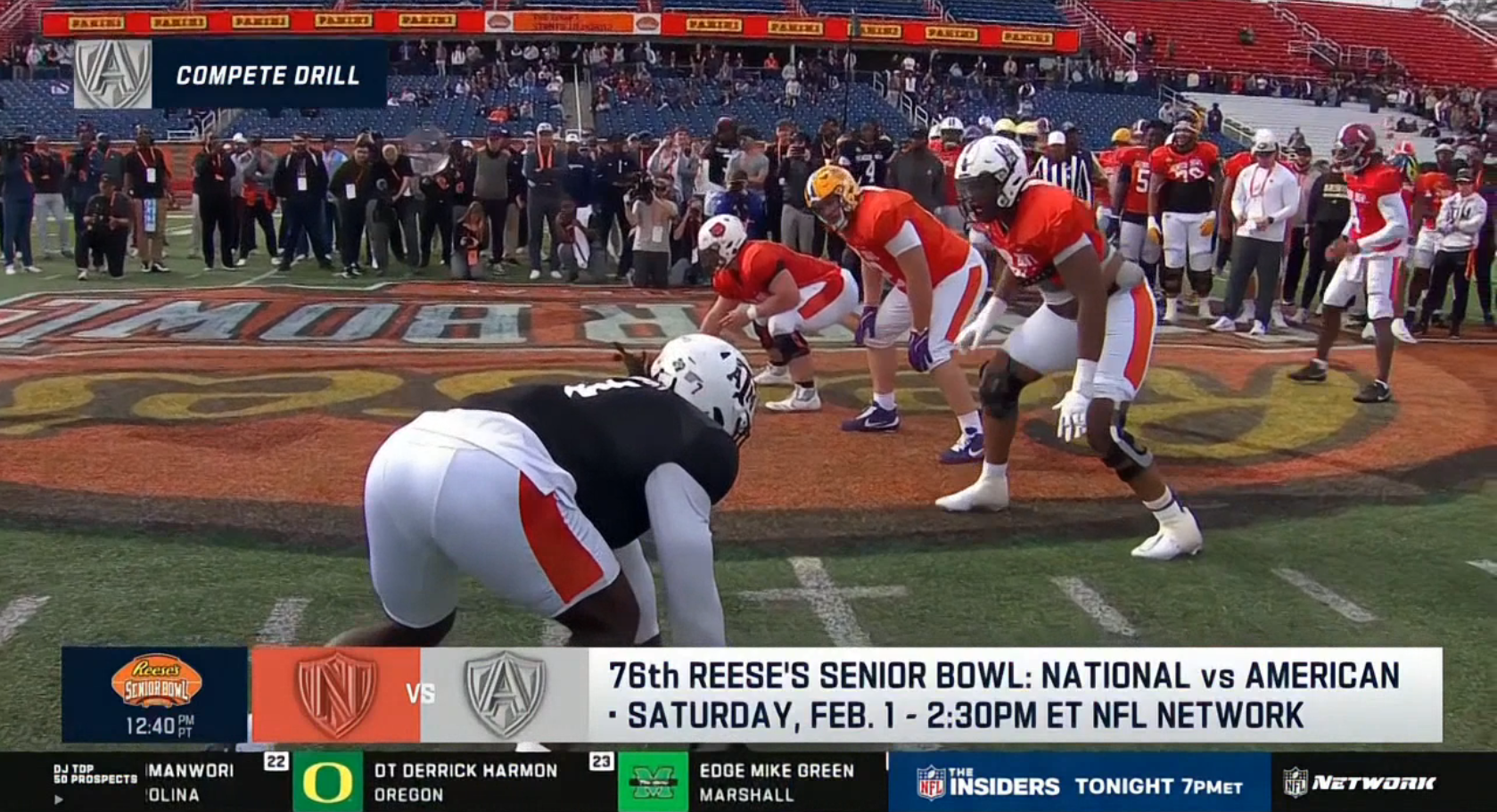 Texas A&M DL Shemar Stewart vs. Alabama A&M LT Carson Vinson.