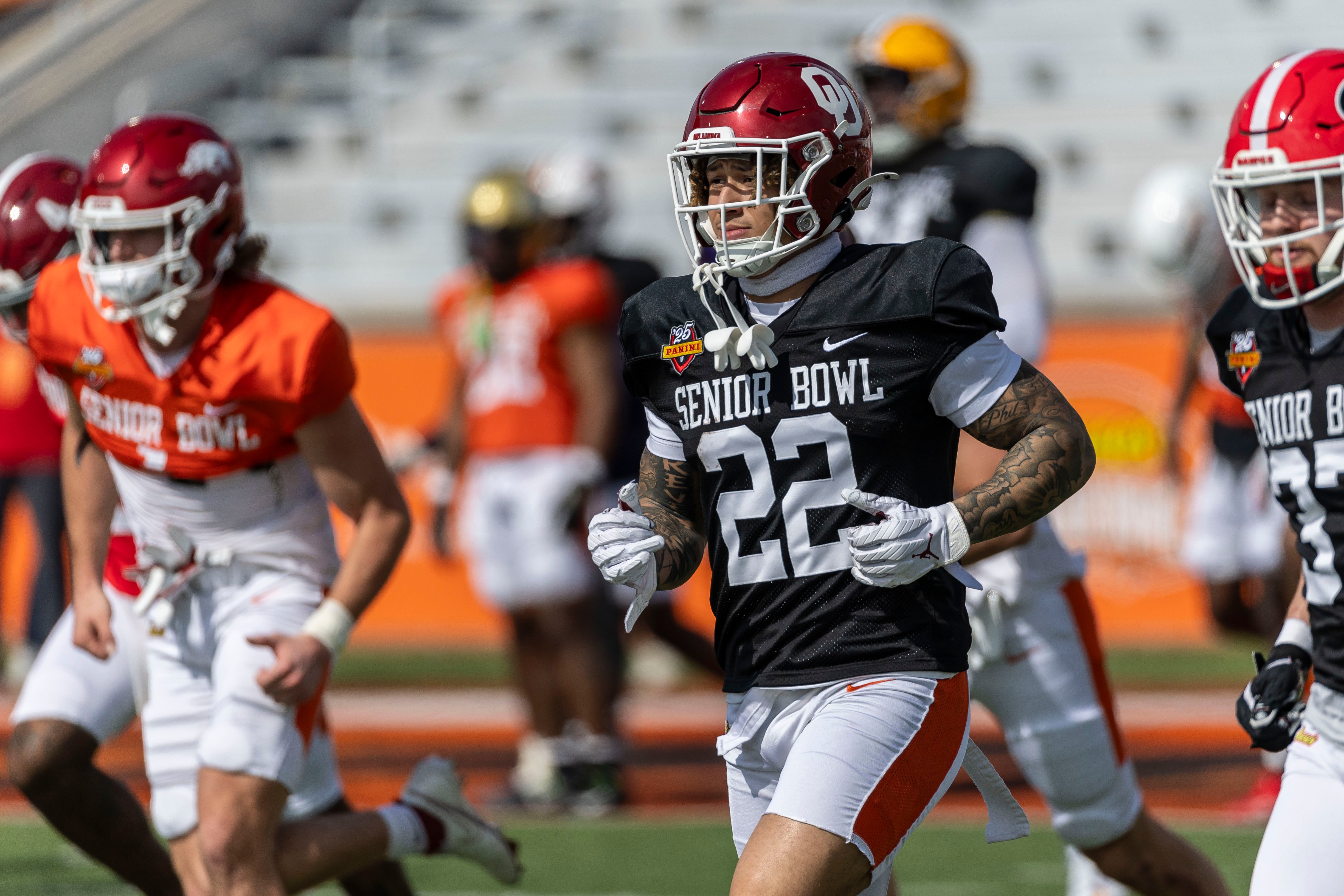 Las Vegas Raiders Senior Bowl Oklahoma Sooners safety Billy Bowman