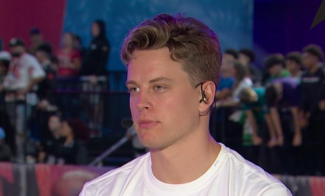 Cincinnati Bengals quarterback Joe Burrow at the 2025 NFL Pro Bowl Skill Show on January 30, 2025.