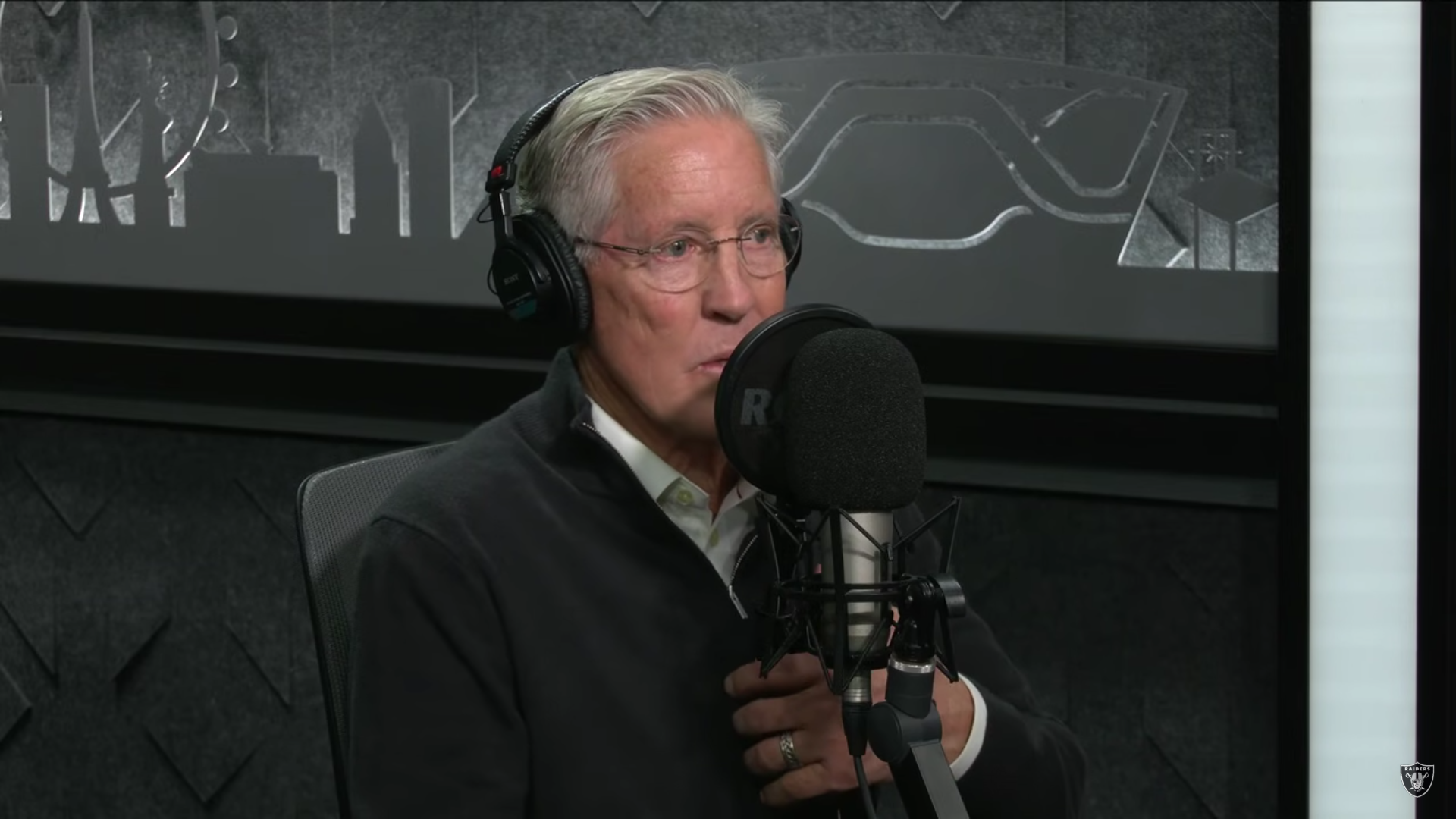 Las Vegas Raiders head coach Pete Carroll