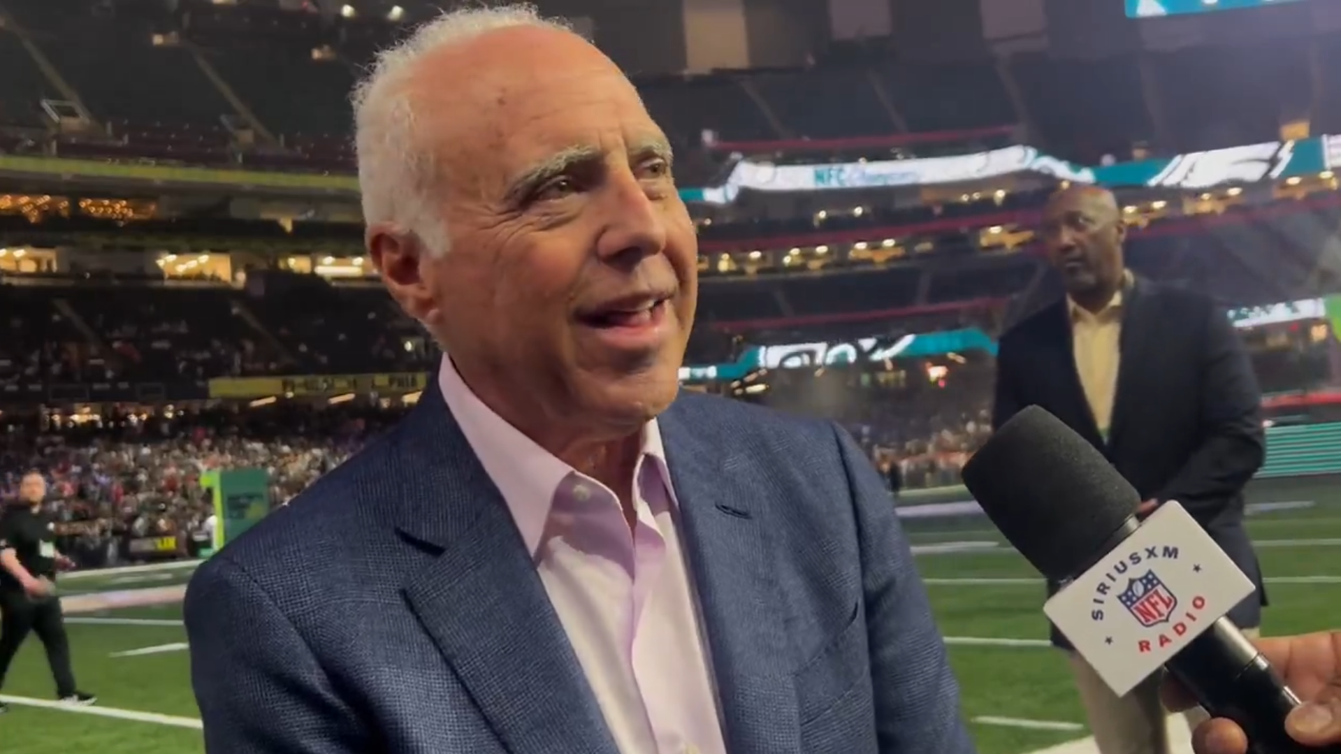 Philadelphia Eagles owner Jeffrey Lurie discusses potential dome in future stadium.