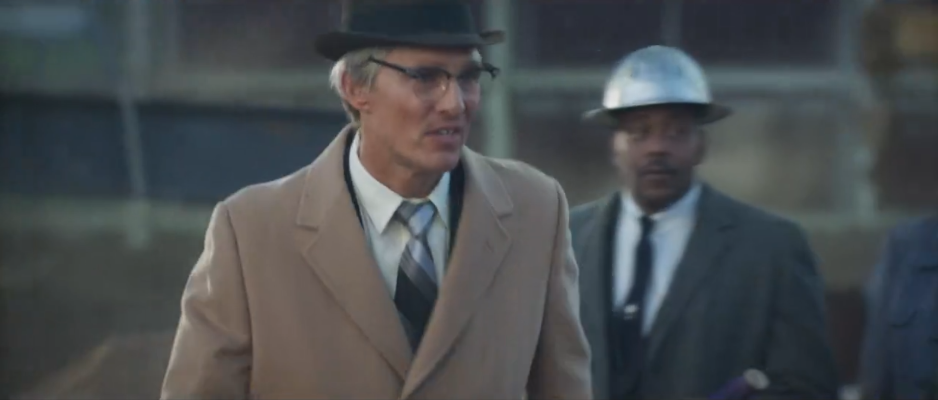 Matthew McConaughey acts as Vince Lombardi in Super Bowl LIX commercial for Uber Eats.
