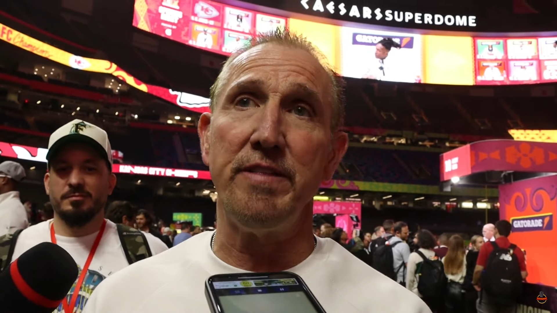 Kansas City Chiefs DC Steve Spagnuolo talks Philadelphia Eagles matchup ahead of Super Bowl LIX.