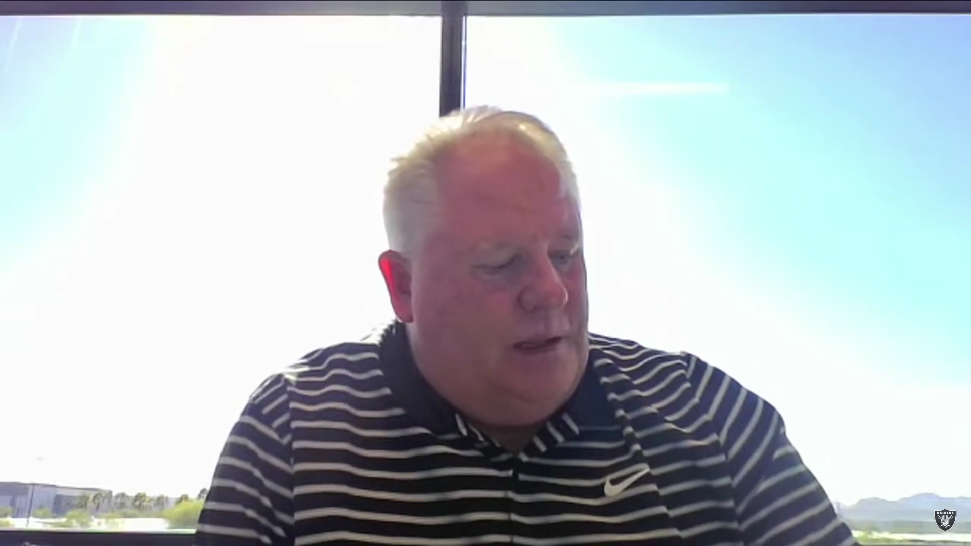 Las Vegas Raiders offensive coordinator Chip Kelly