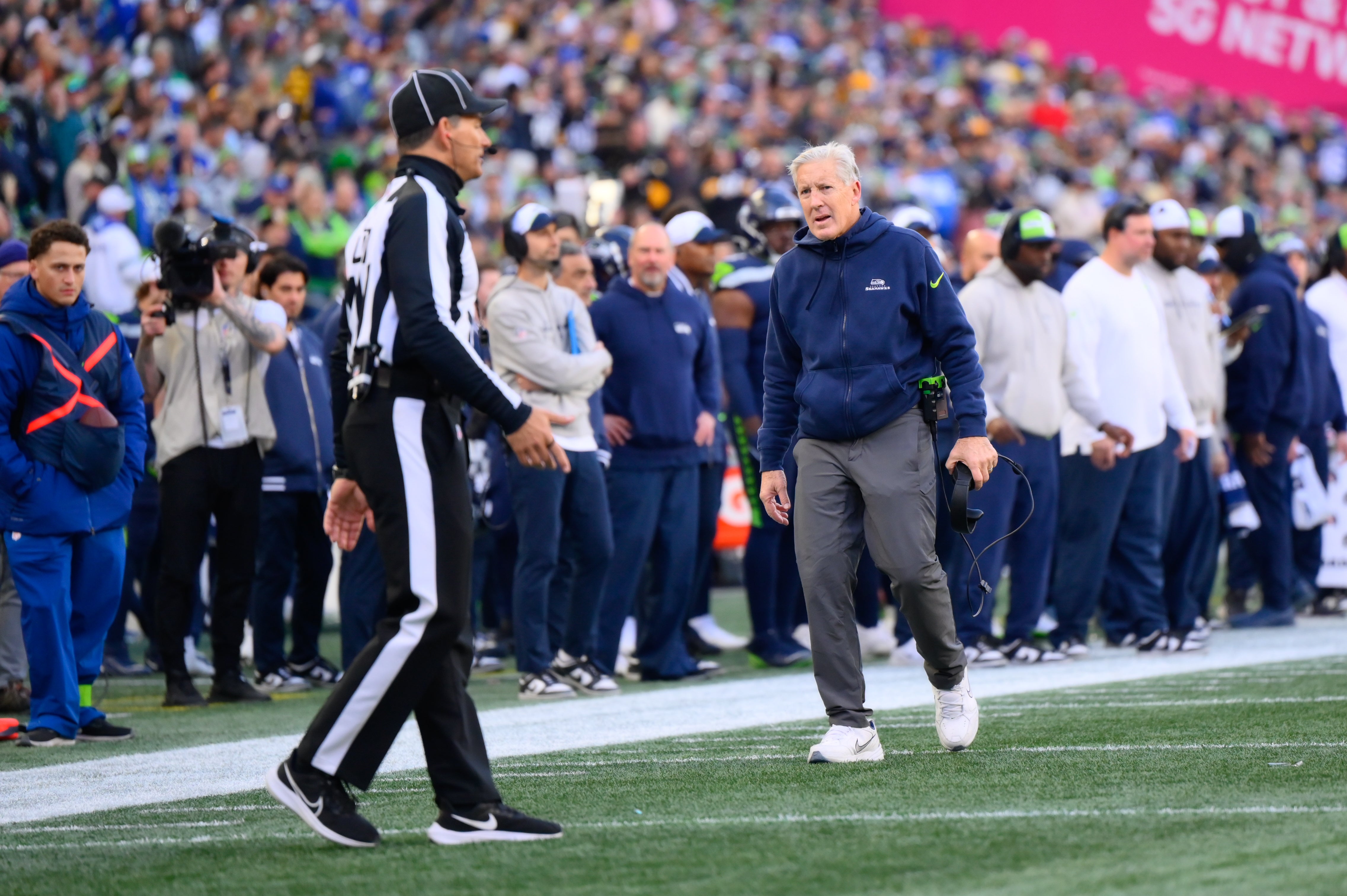 Seattle Seahawks head coach Pete Carroll